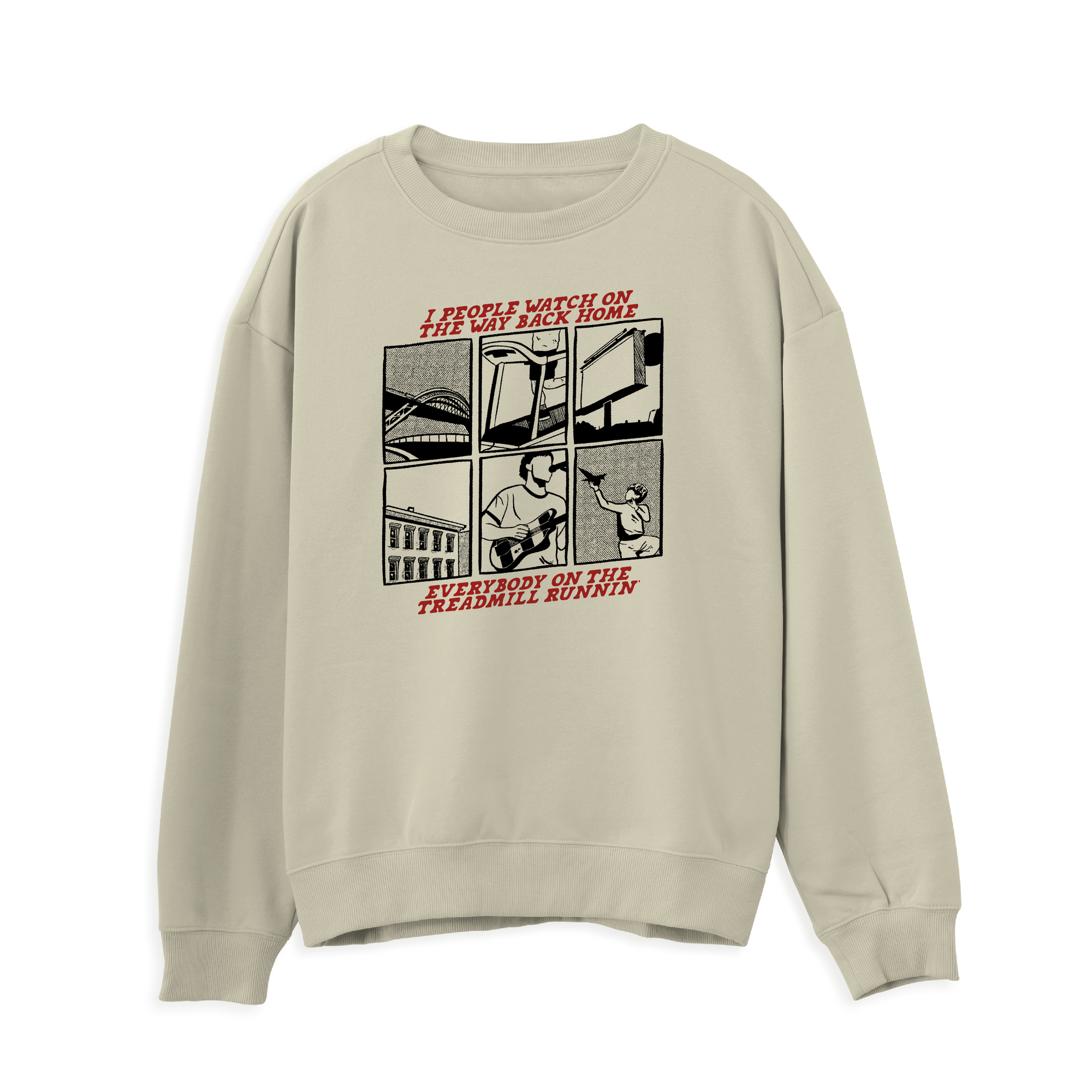 People Watching Sweatshirt