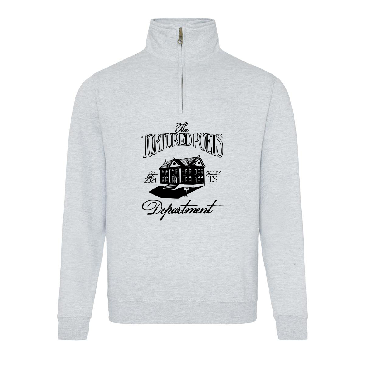 Tortured Poets Department 1/2 Zip Sweatshirt