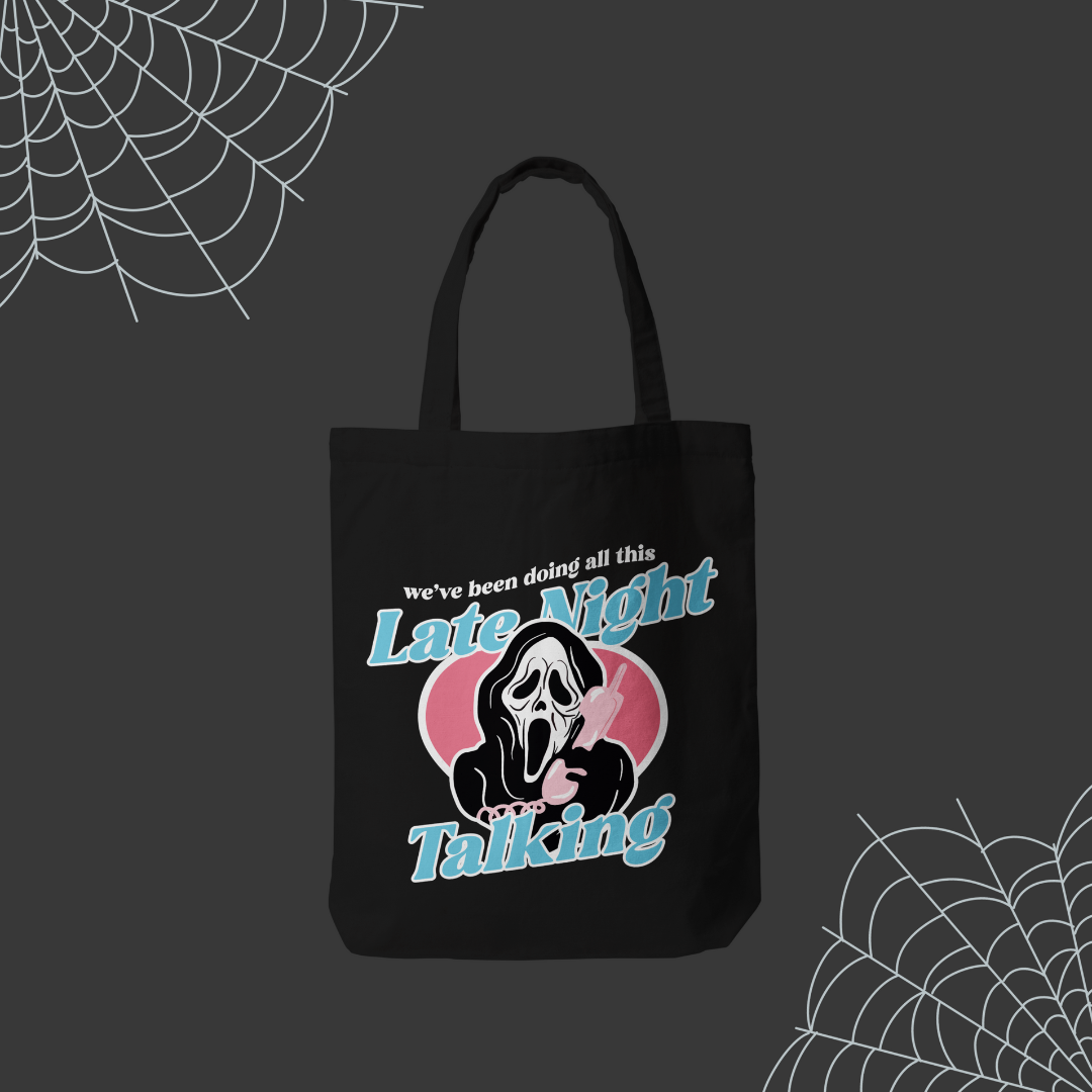 Harry Styles Late Night Talking Scream Tote