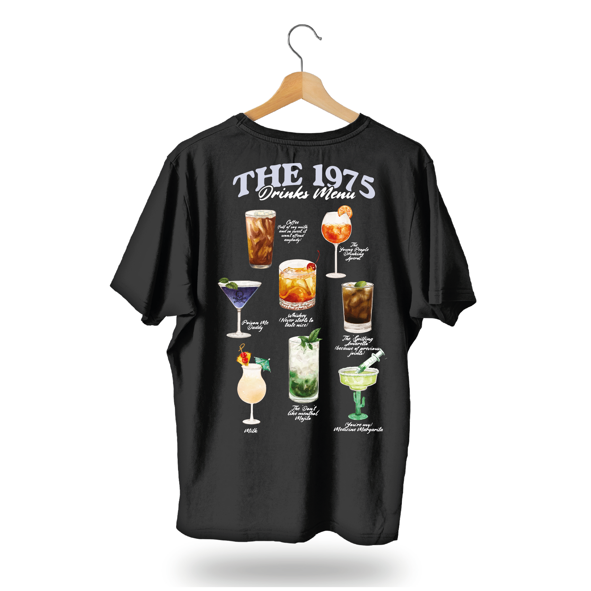 The 1975 Drinks Menu T-Shirt