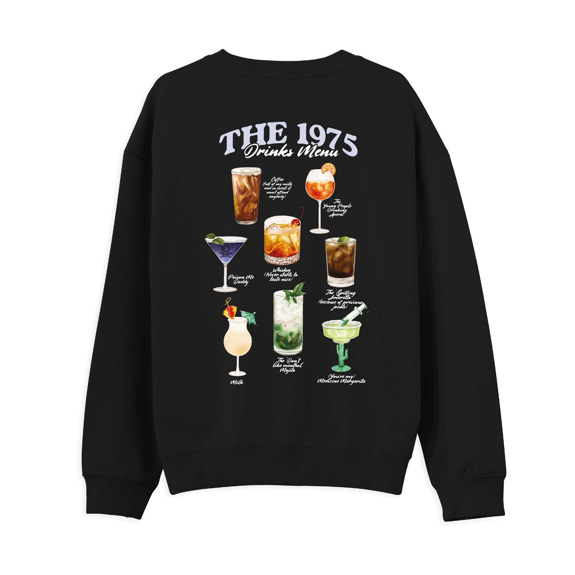 The 1975 Drinks Menu Sweatshirt