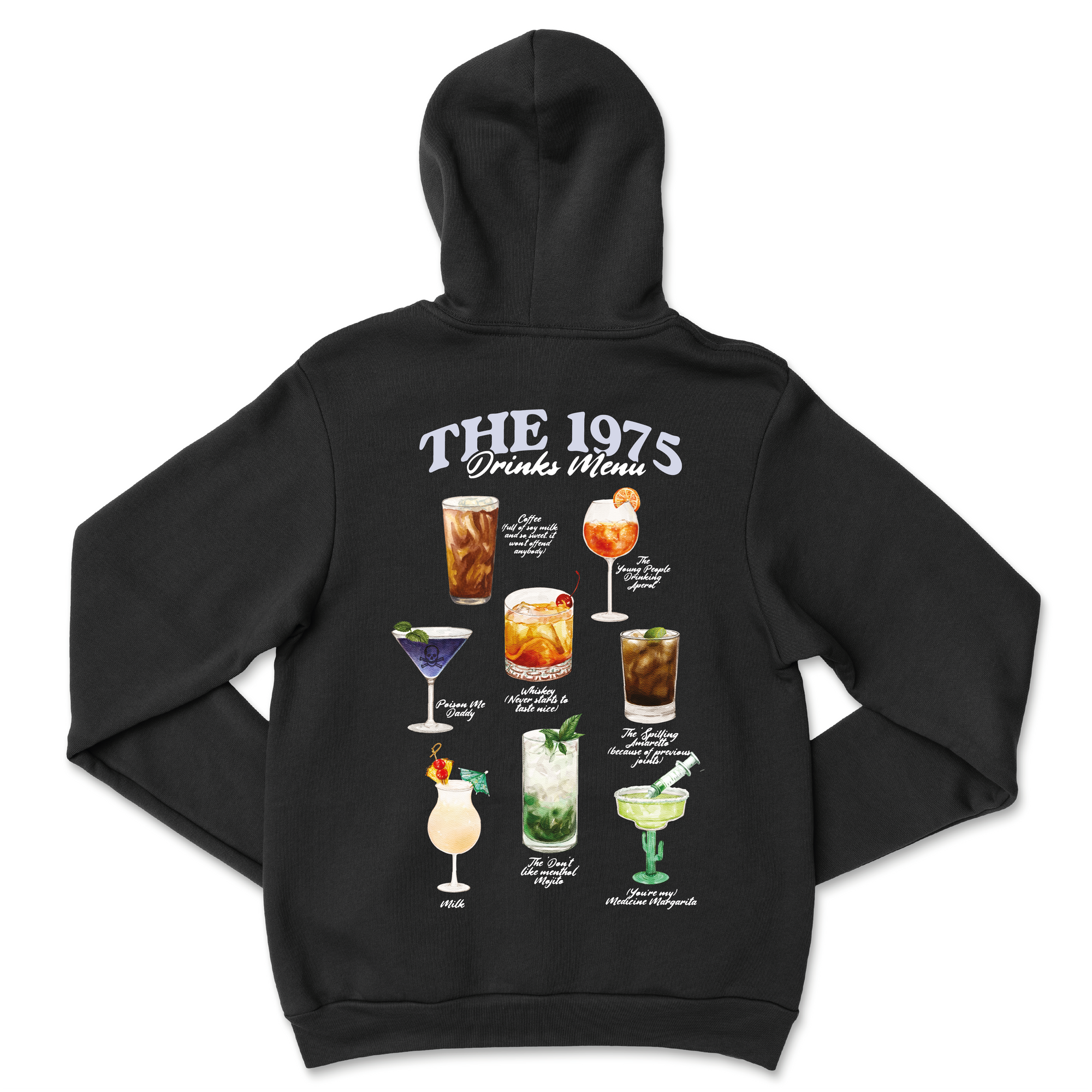 The 1975 Drinks Menu Hoodie