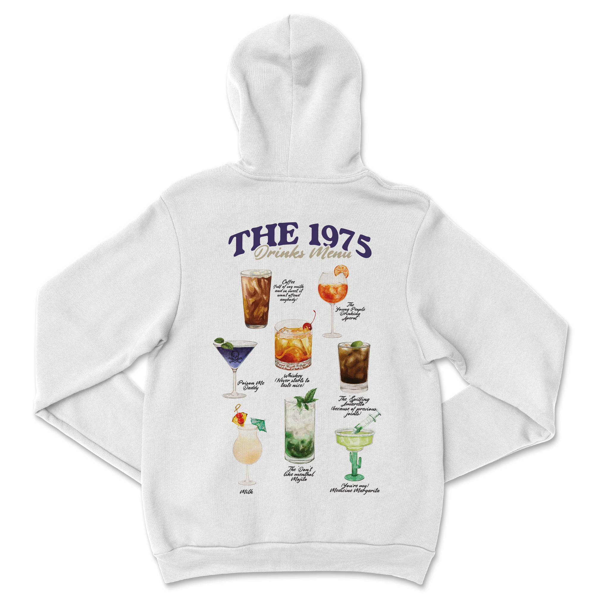 The 1975 Drinks Menu Hoodie