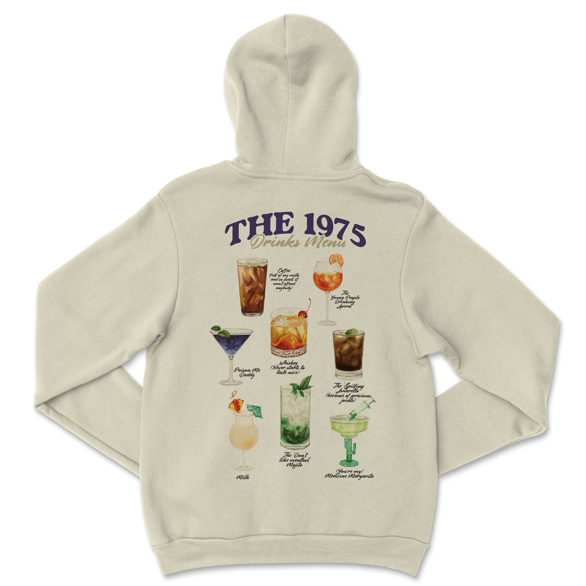 The 1975 Drinks Menu Hoodie