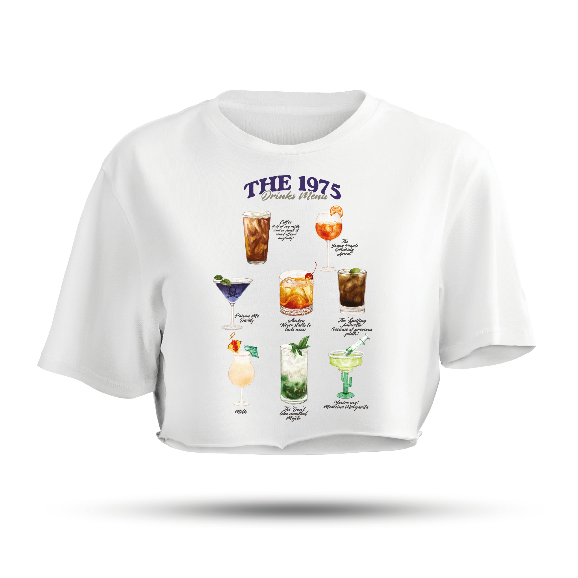 The 1975 Drinks Menu Baby Tee