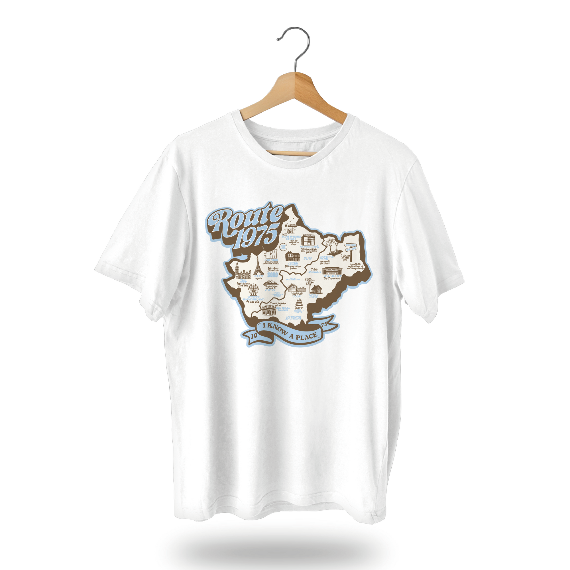 Route 75 The Map T-Shirt