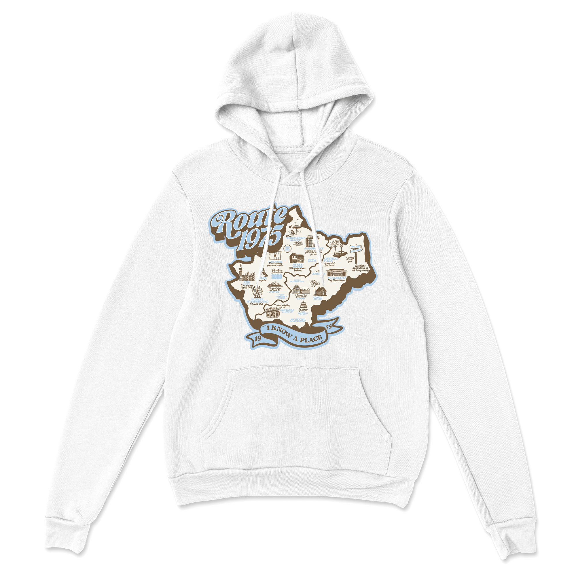 Route 75 The Map Hoodie