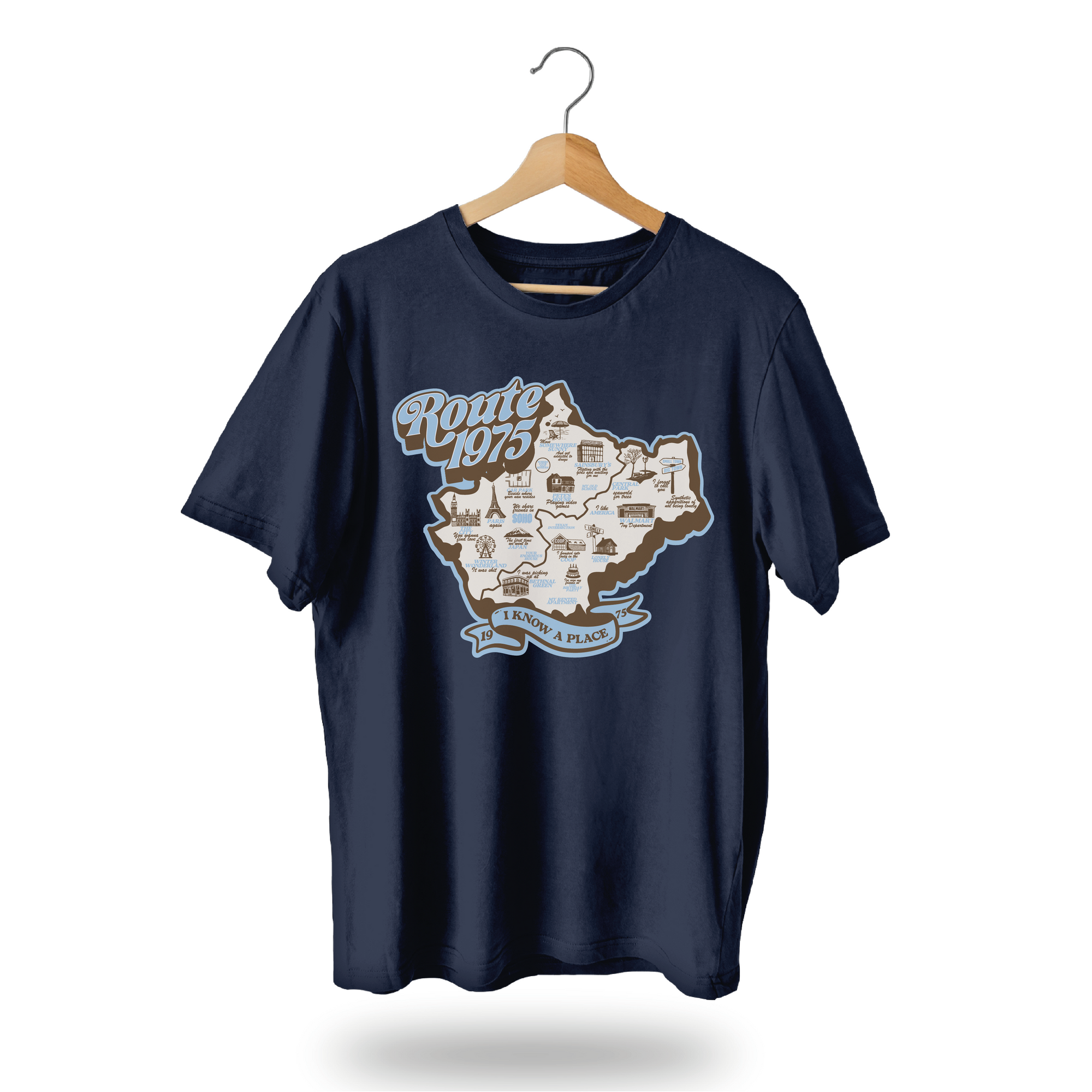 Route 75 The Map T-Shirt