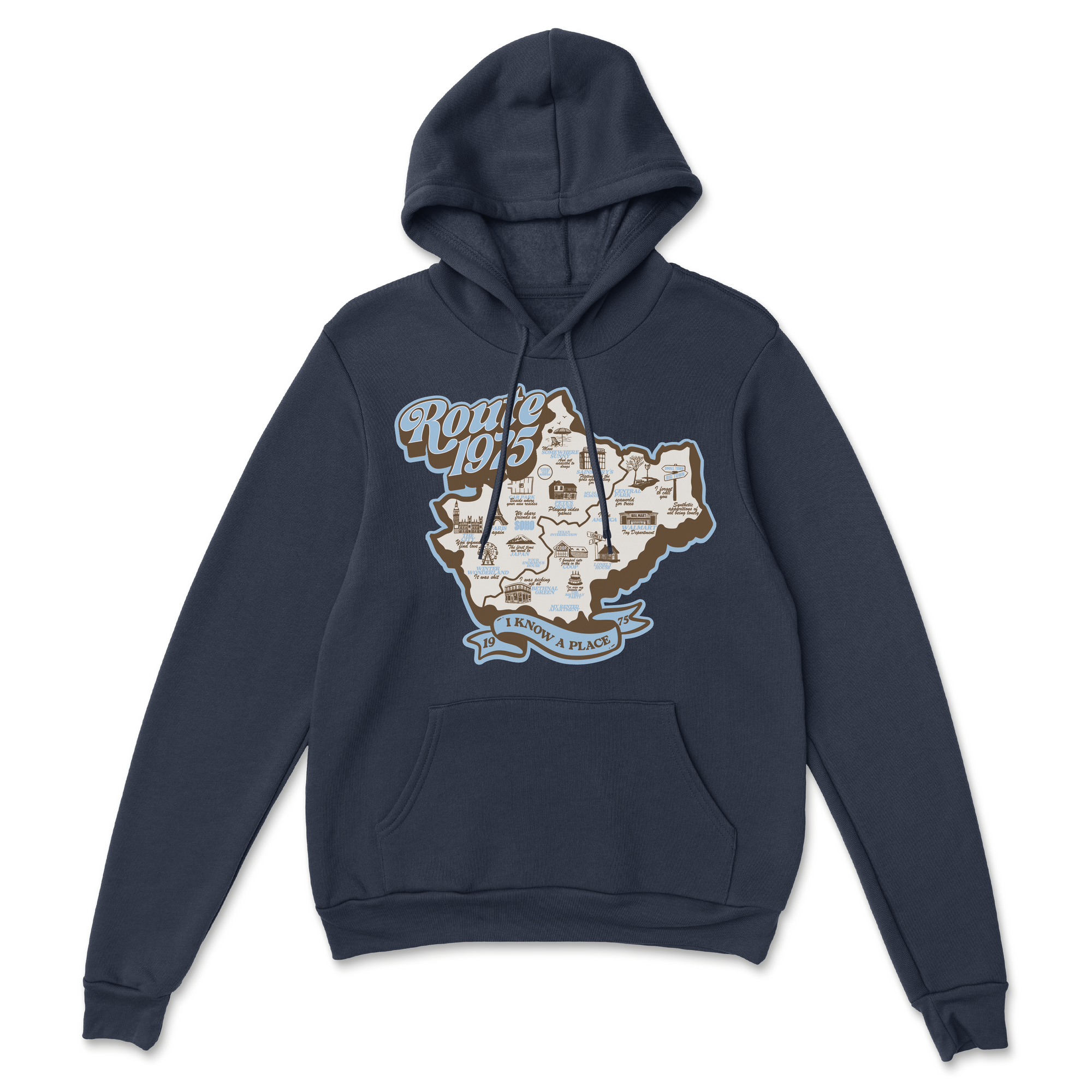 Route 75 The Map Hoodie