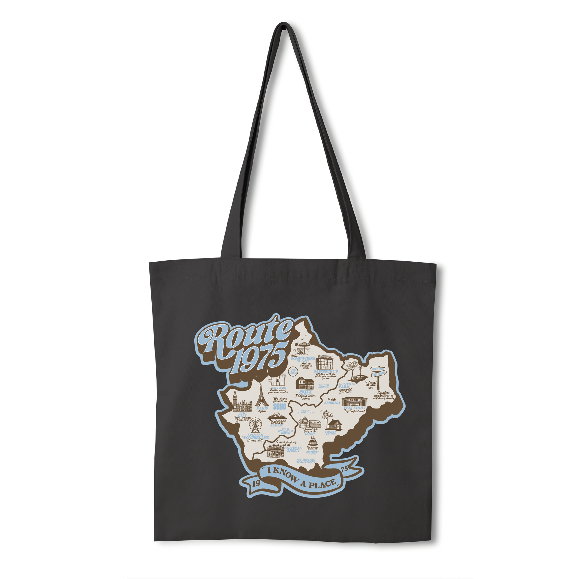 Route 75 The Map Tote Bag