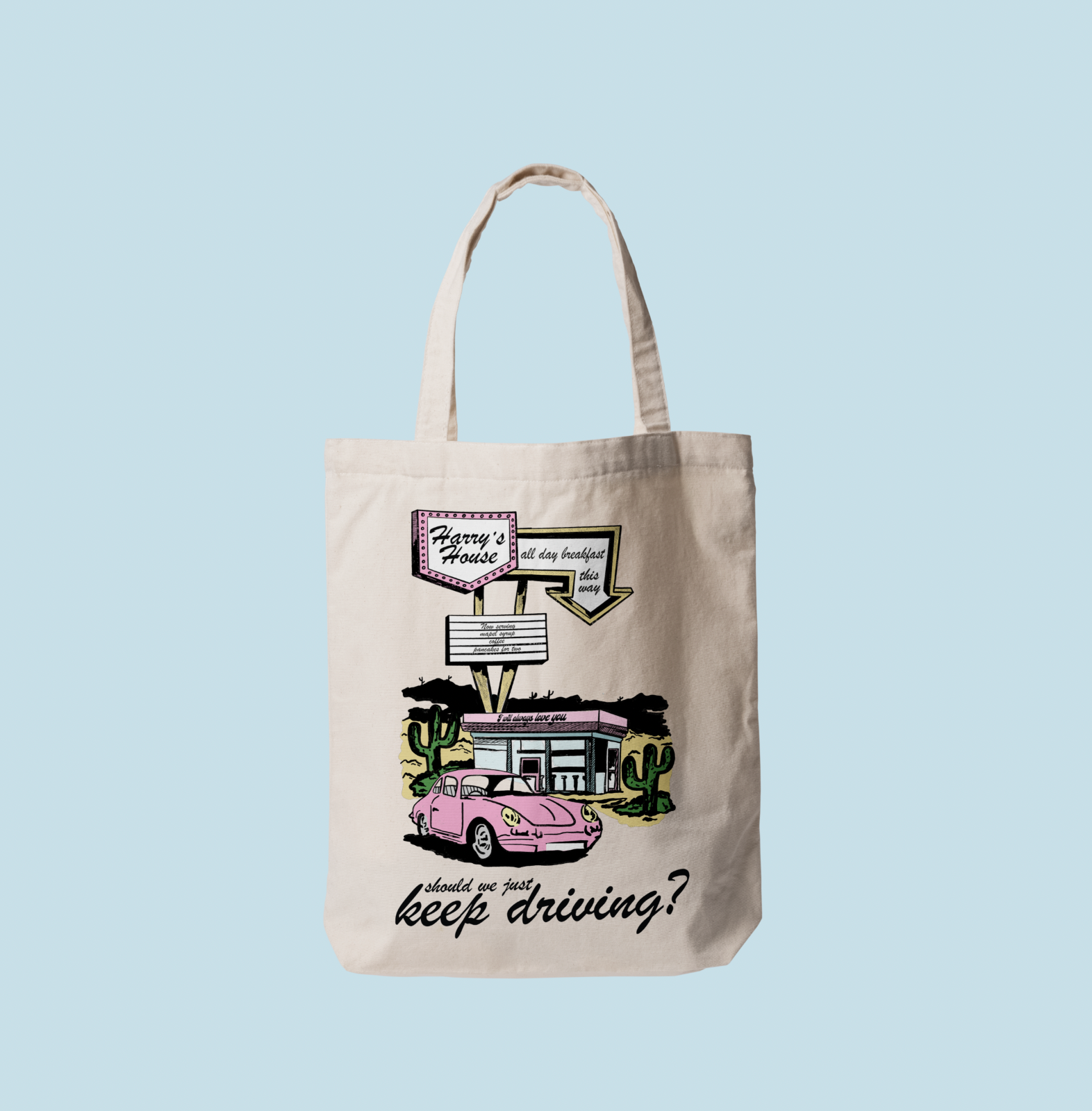 Harry Styles Keep Driving Tote