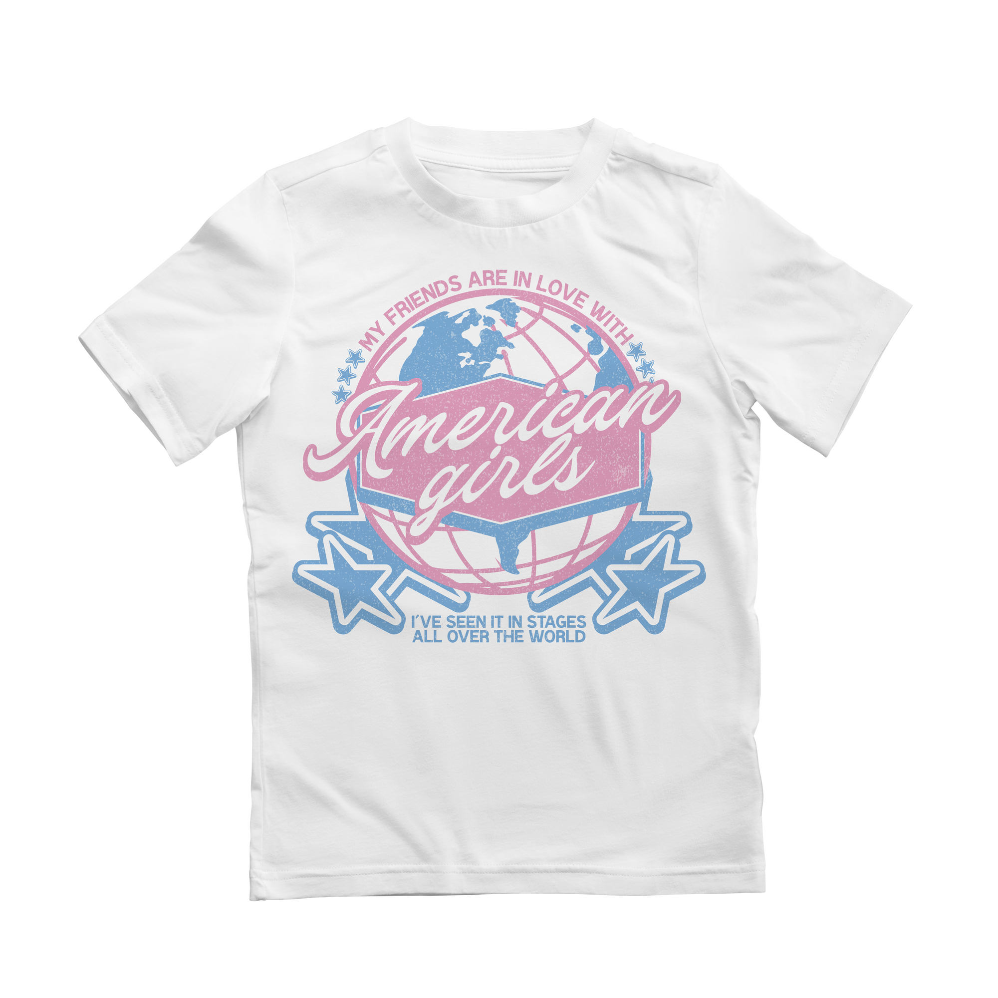 Kids American Girl Globe T-Shirt