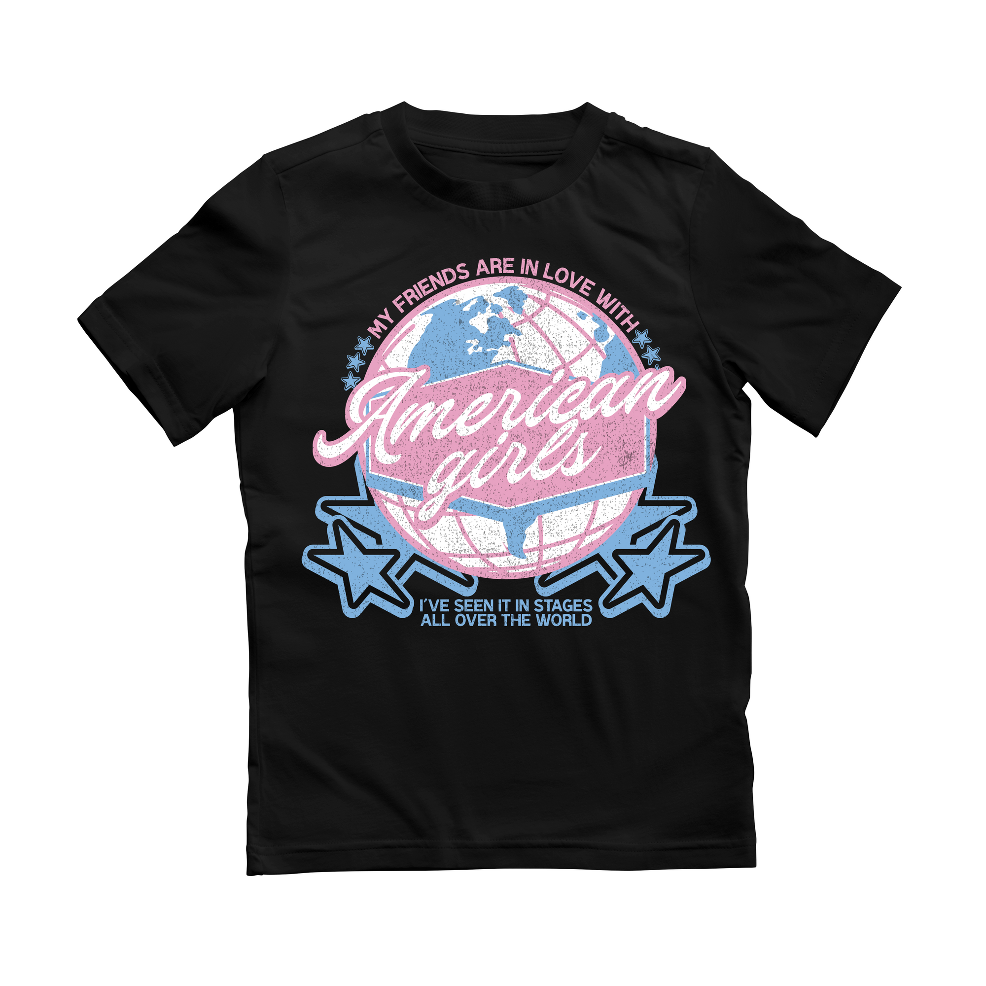 Kids American Girl Globe T-Shirt