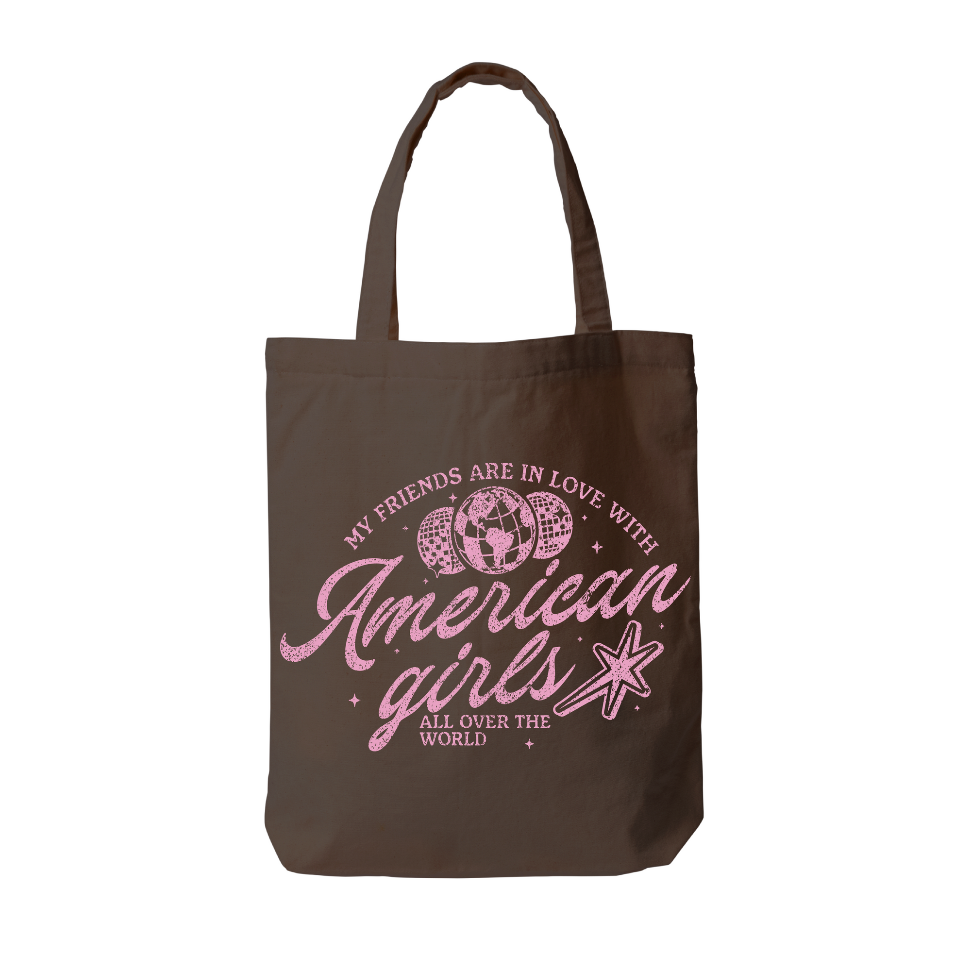Retro American Girls Tote Bag