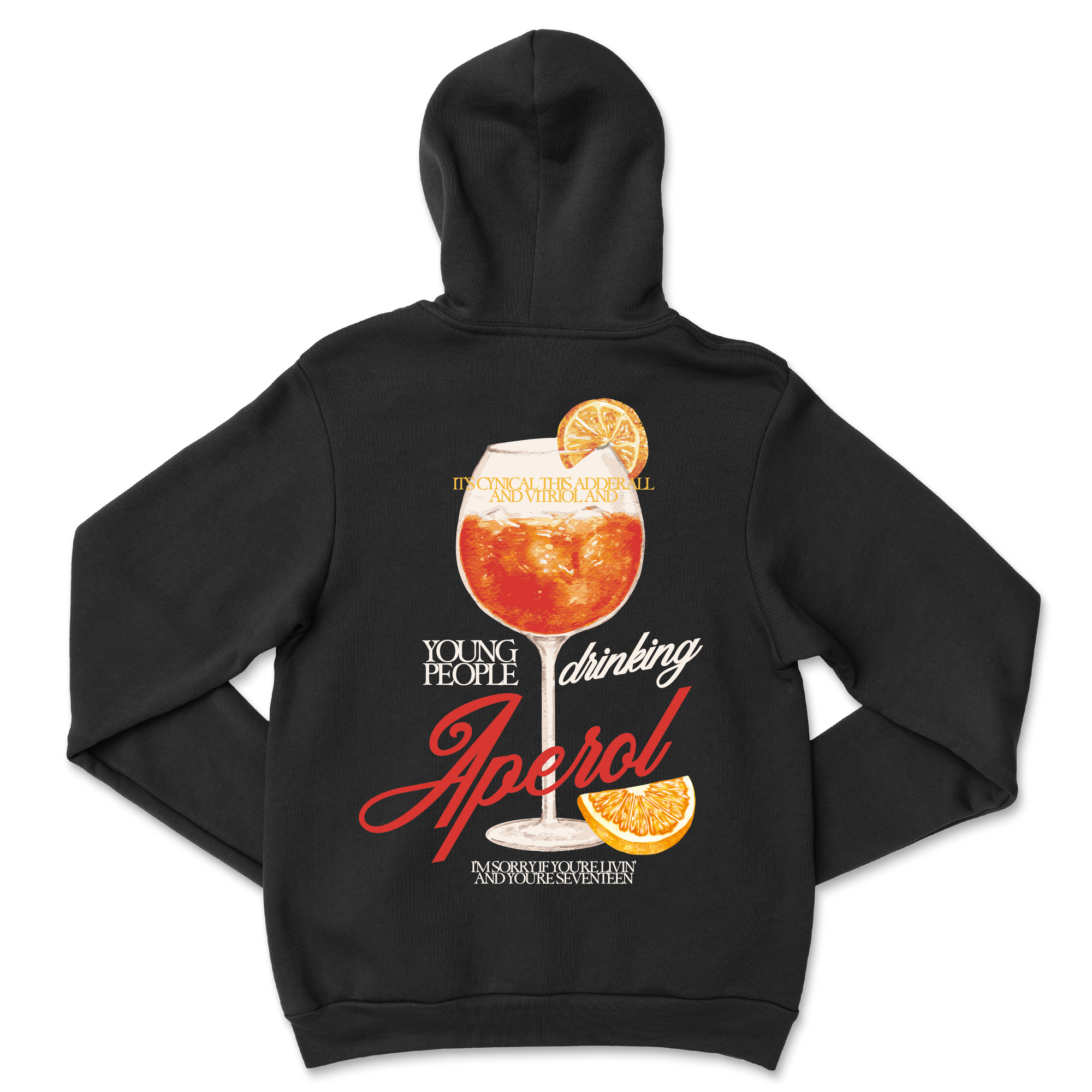 Young People Drinking Aperol Hoodie