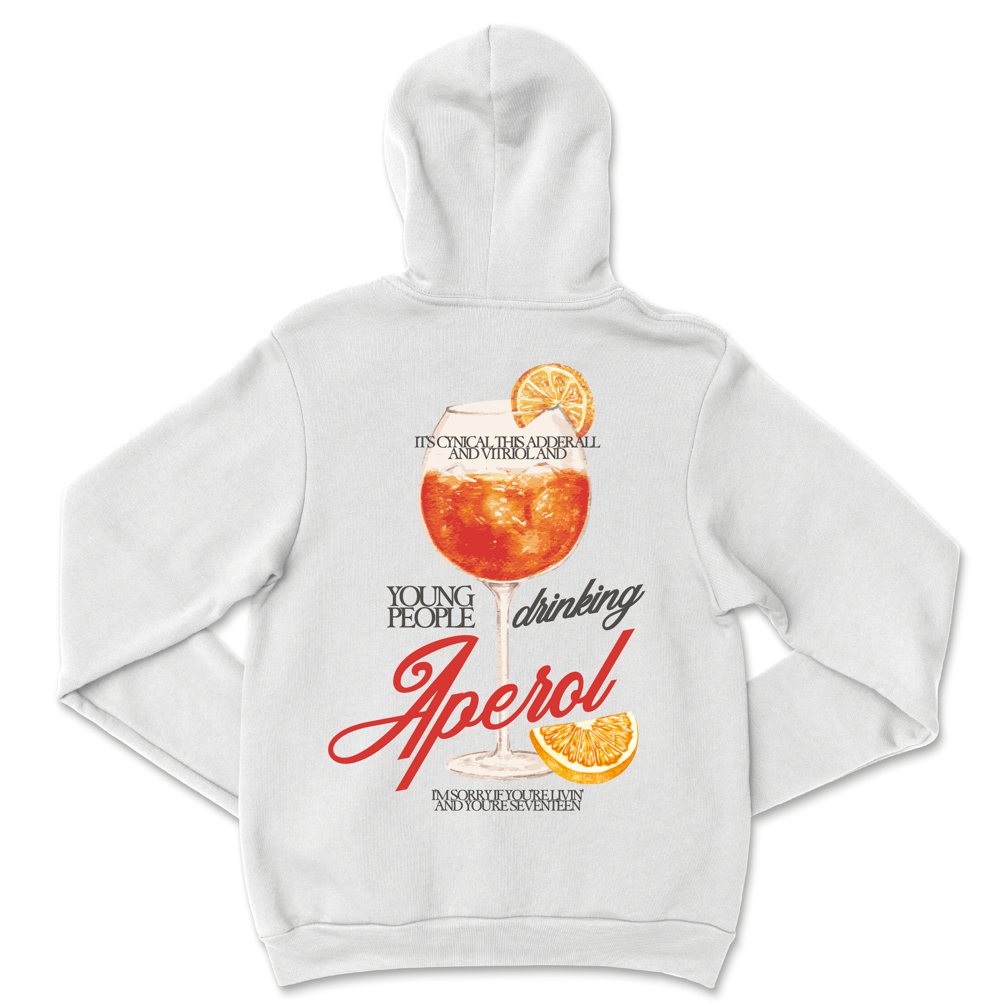 Young People Drinking Aperol Hoodie