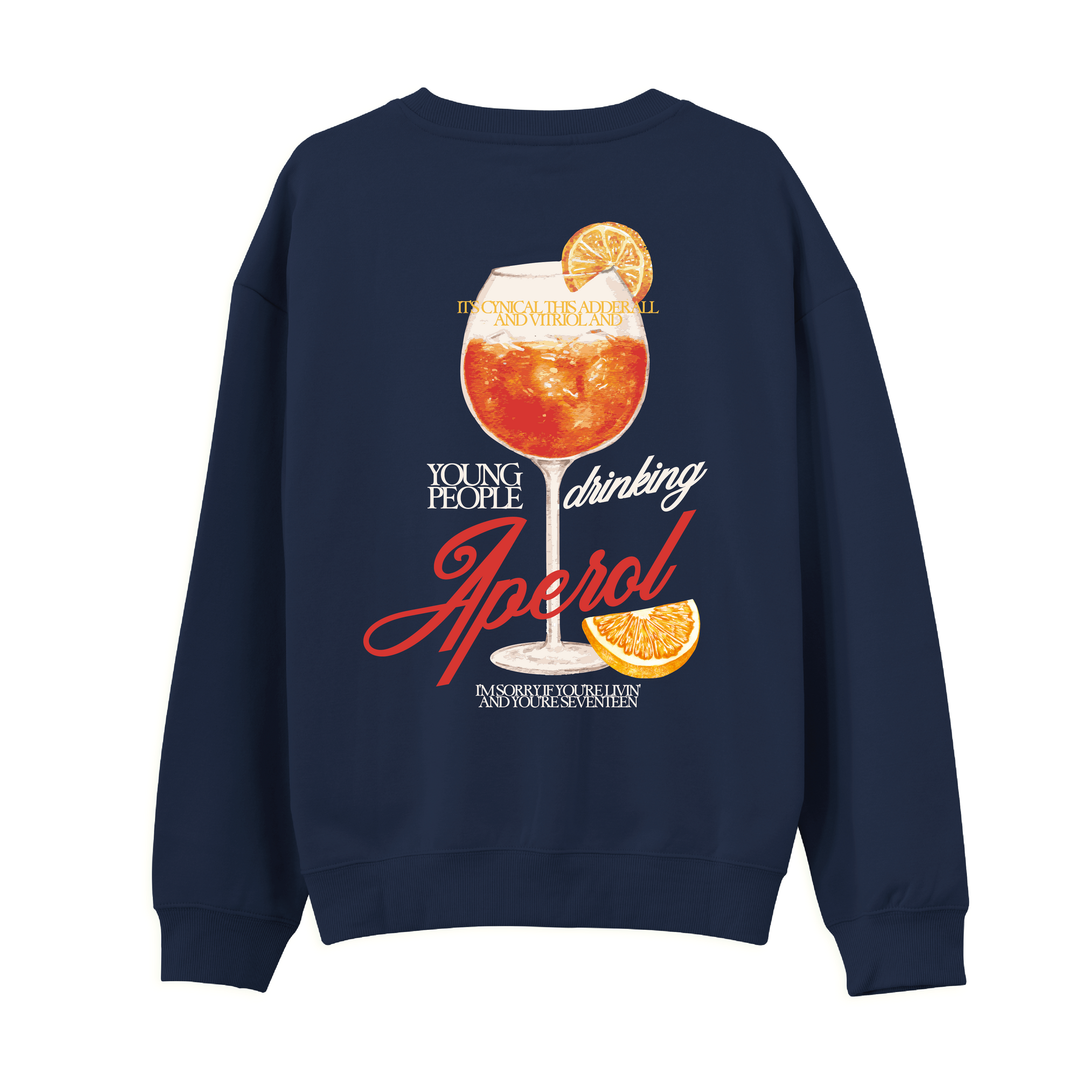 Young People Drinking Aperol Sweatshirt