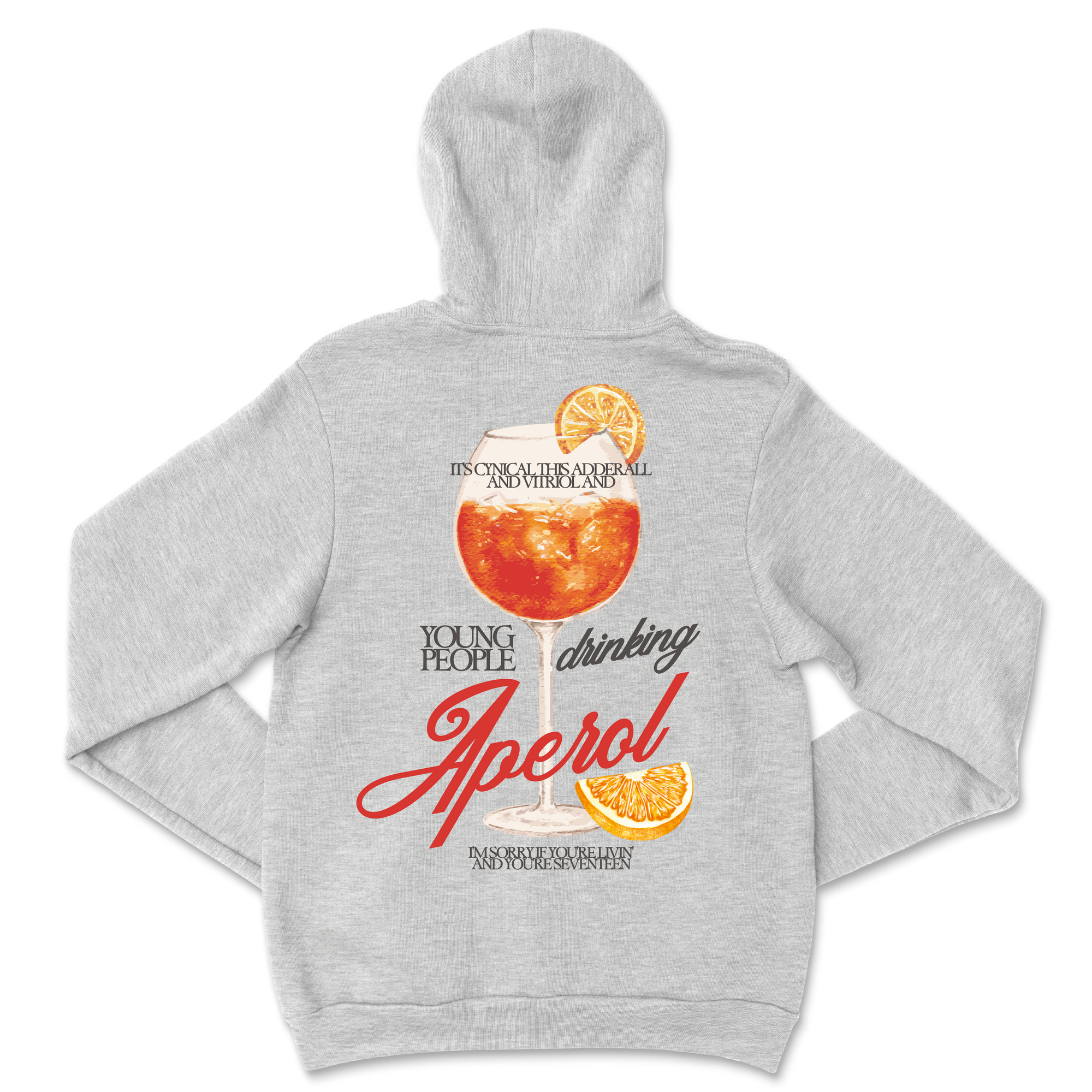 Young People Drinking Aperol Hoodie