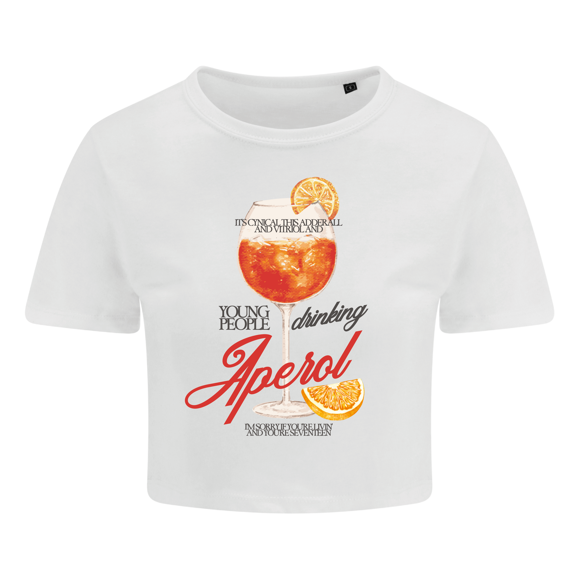 Young People Drinking Aperol Crop