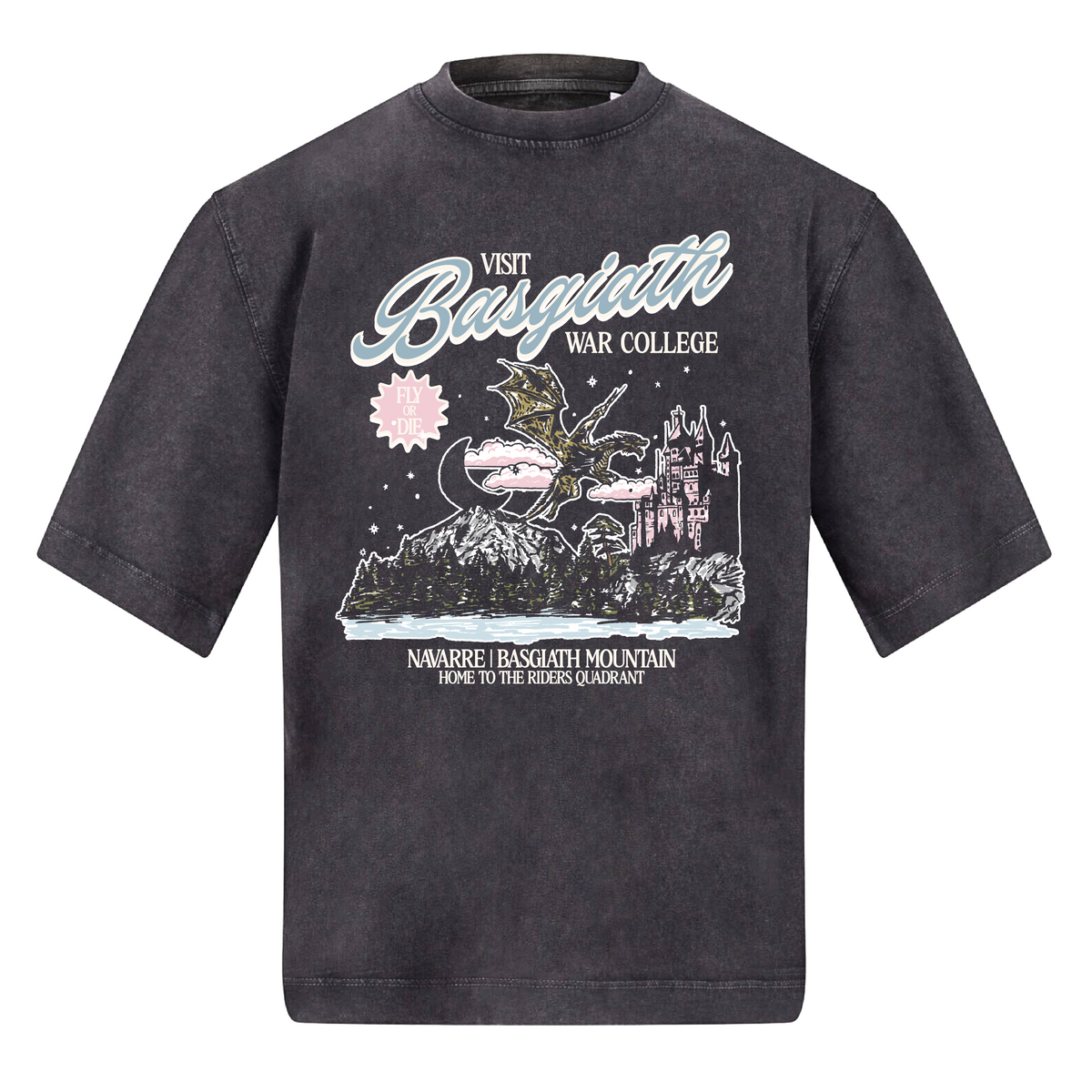 War College Washed Oversized T-Shirt