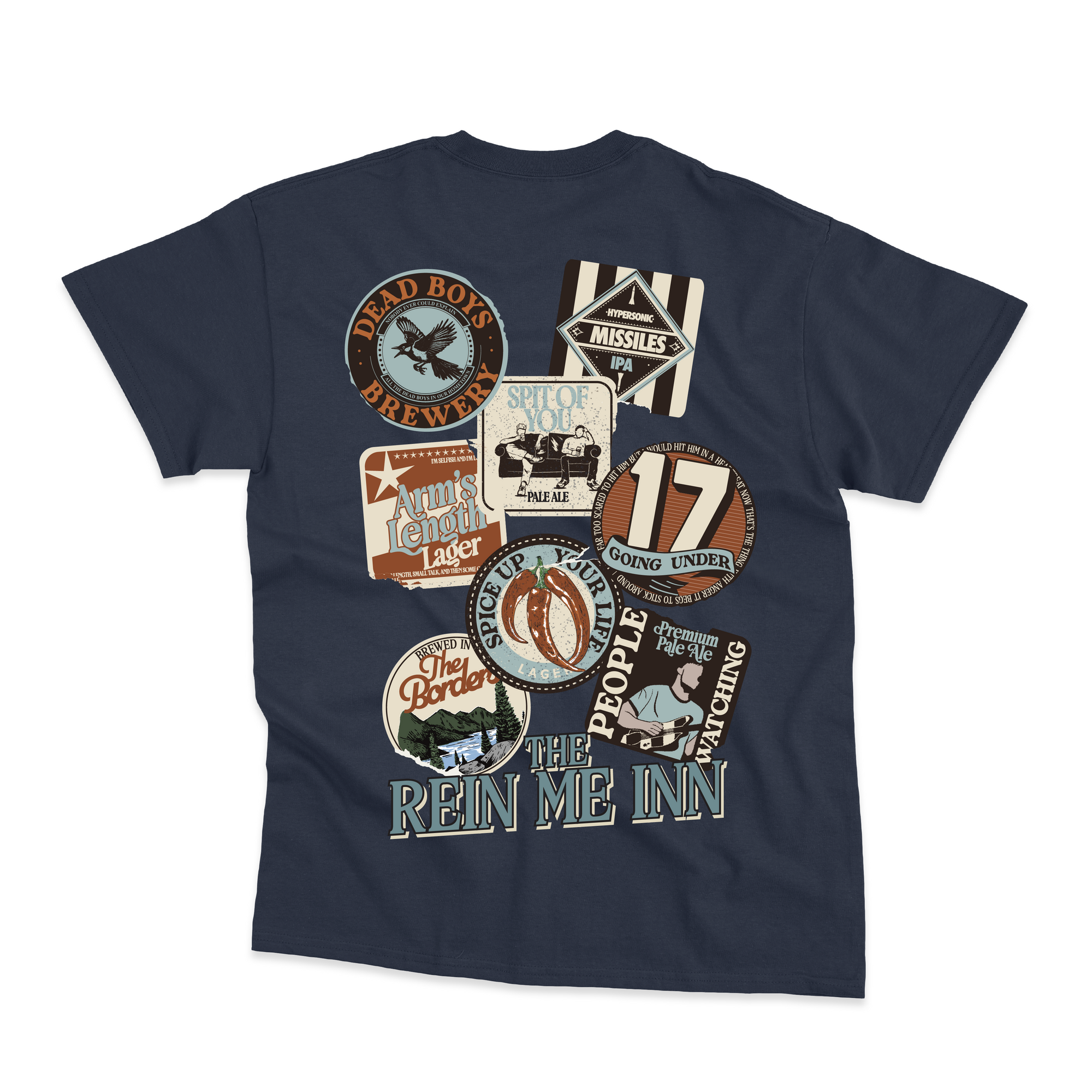 Rein Me Inn Beer Mats T-Shirt