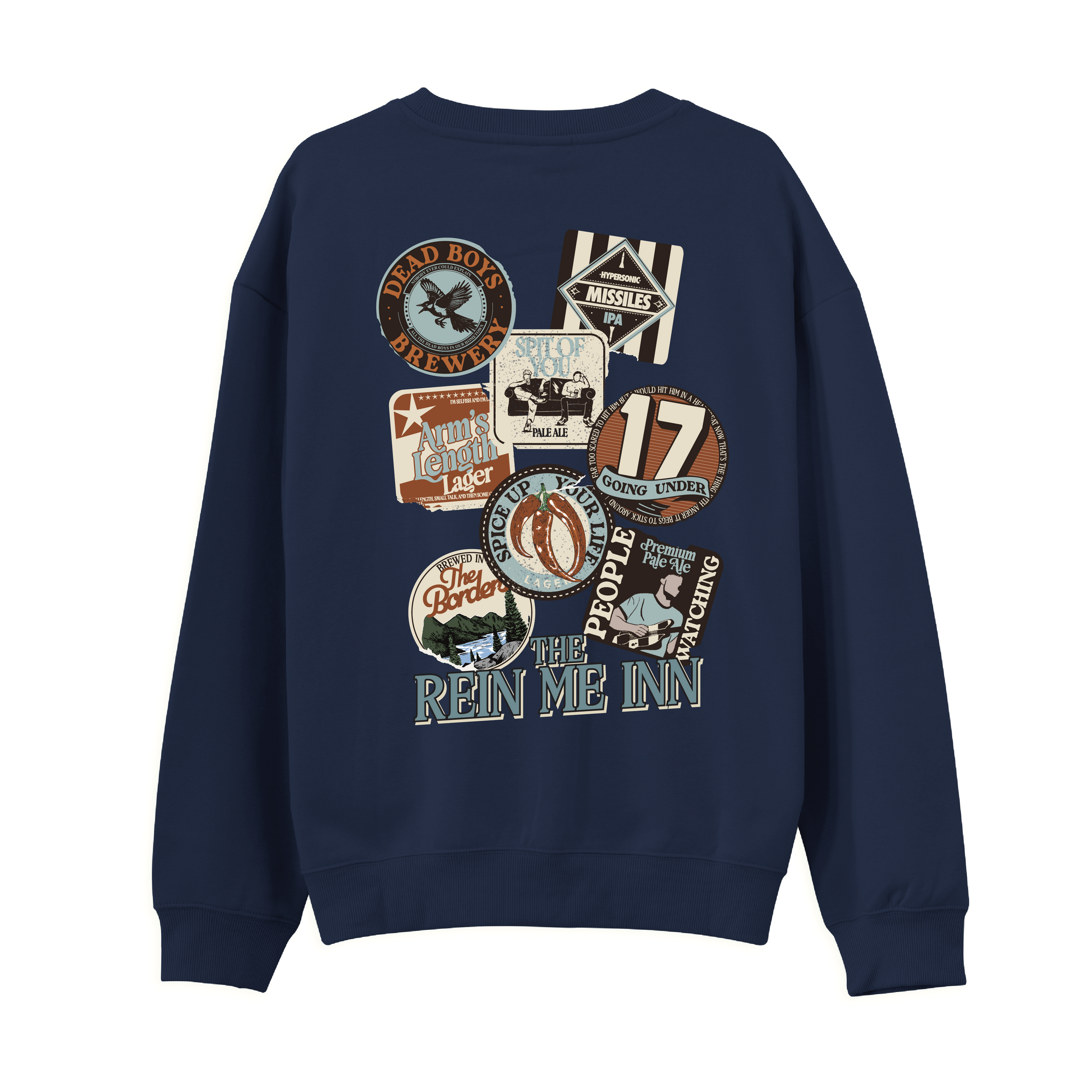 Rein Me Inn Beer Mats Sweatshirt