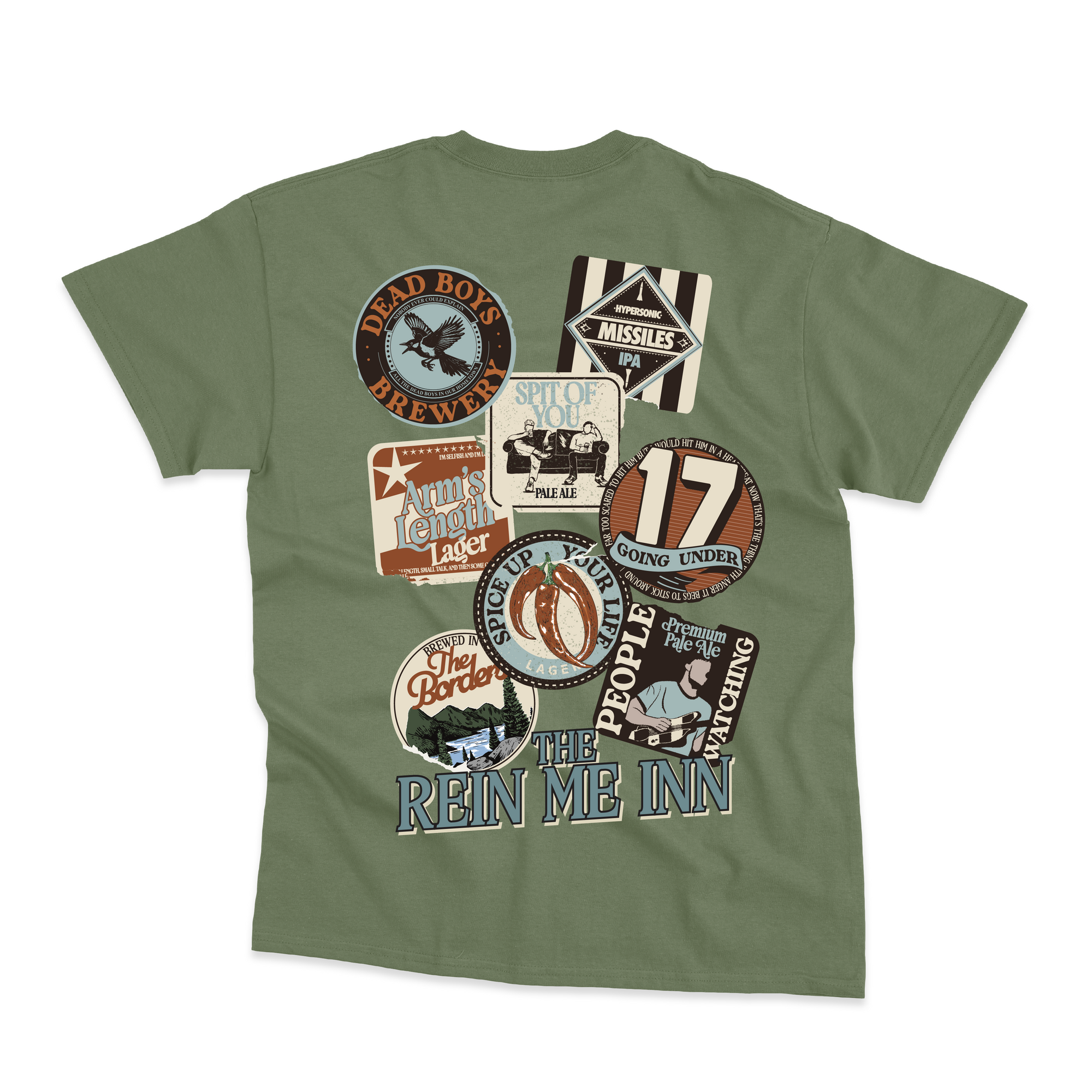 Rein Me Inn Beer Mats T-Shirt