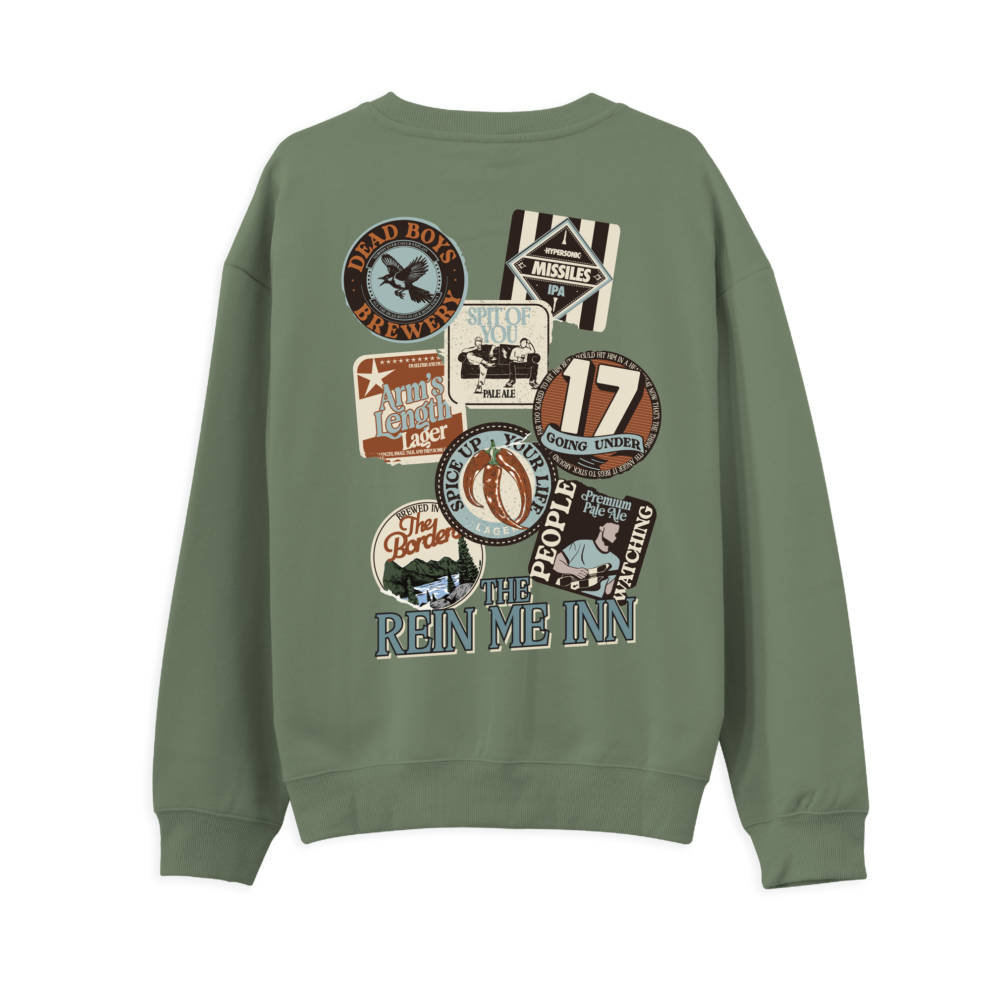 Rein Me Inn Beer Mats Sweatshirt