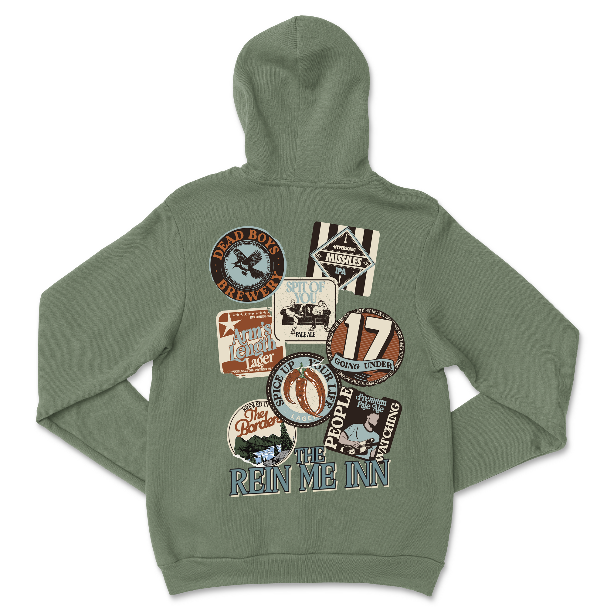 Rein Me Inn Beer Mats Hoodie