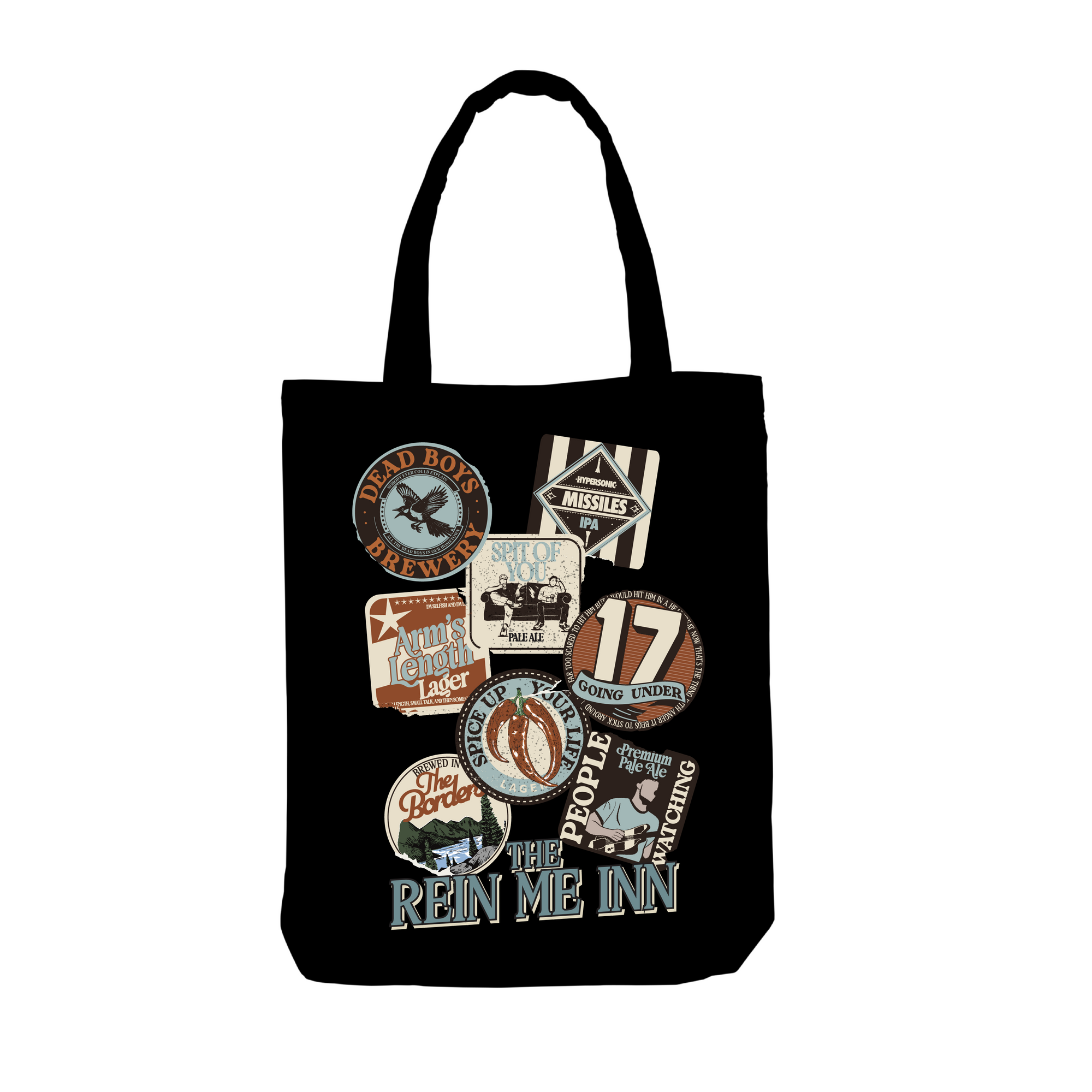Rein Me Inn Beer Mats Tote Bag
