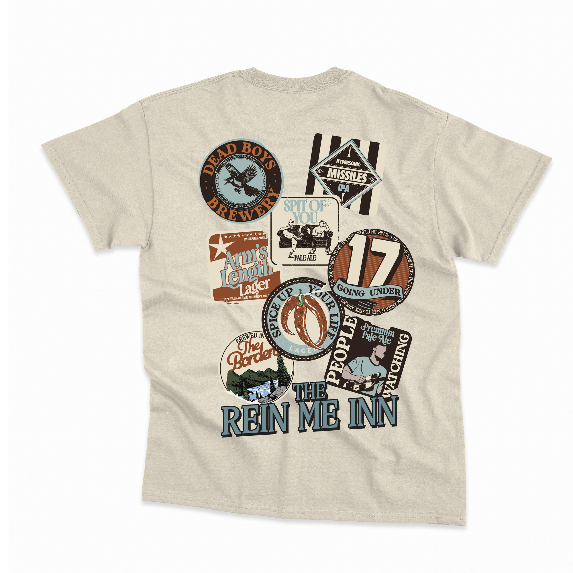 Rein Me Inn Beer Mats T-Shirt