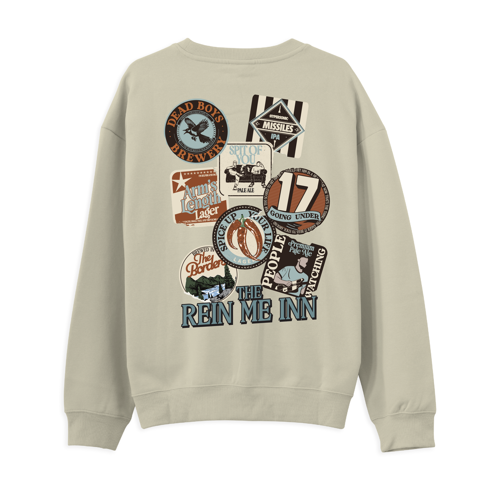 Rein Me Inn Beer Mats Sweatshirt
