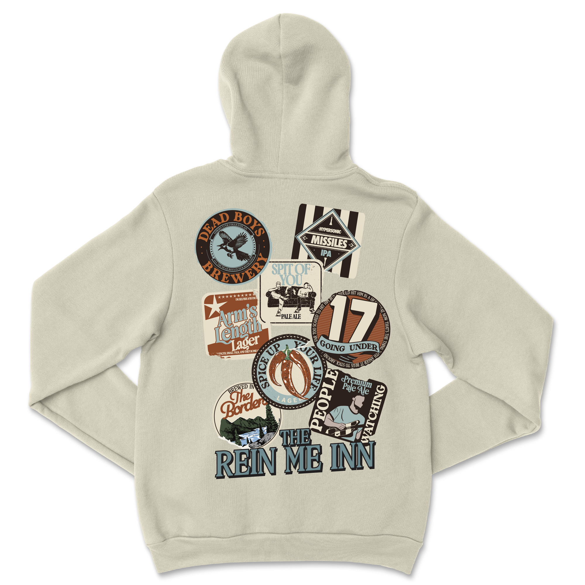 Rein Me Inn Beer Mats Hoodie