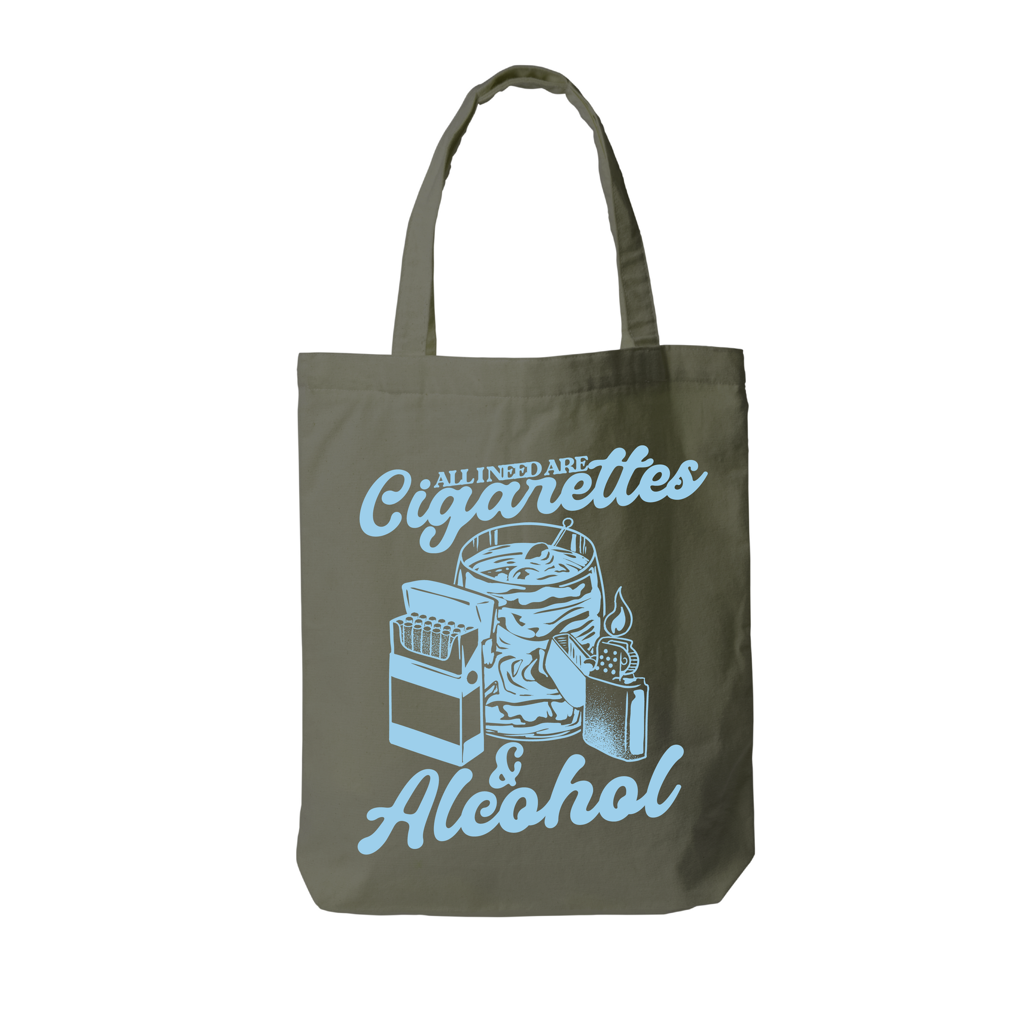 Cigarettes & Alcohol Tote Bag