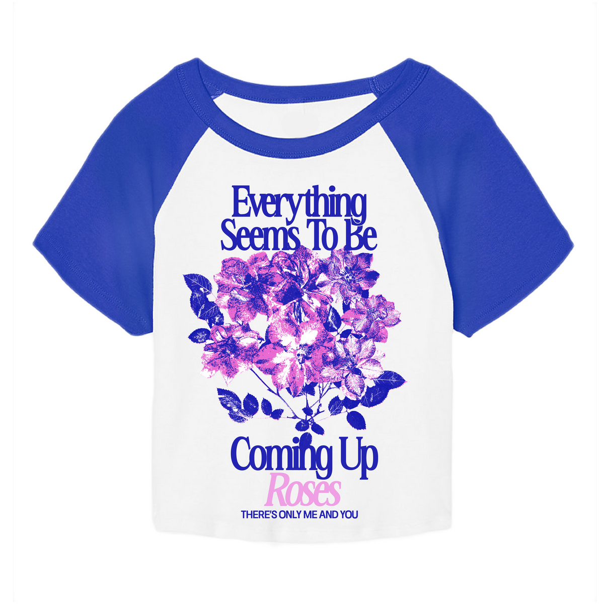 Coming Up Roses Sticker Coming Up Roses Colour Block Crop – Dayofthemoon