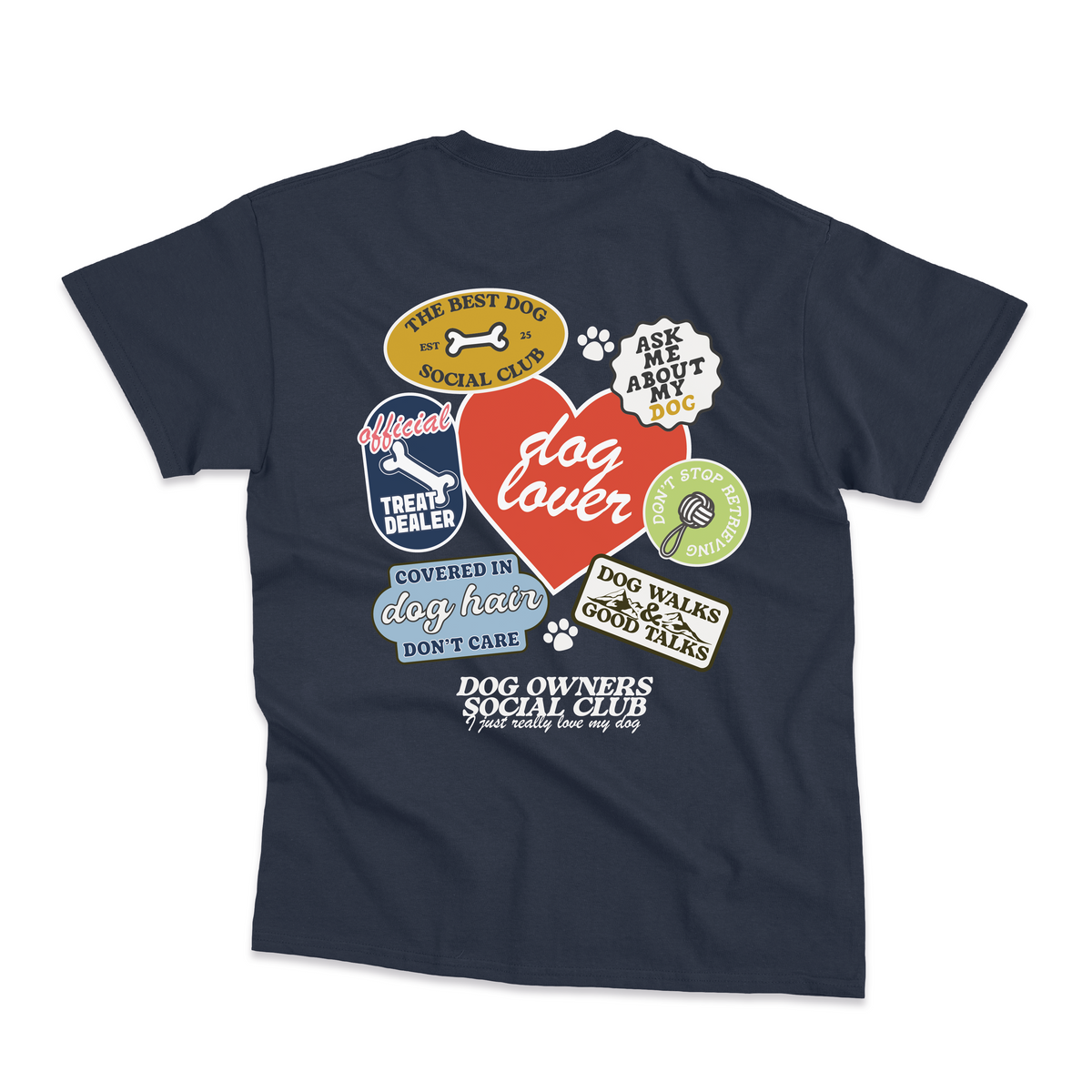 Dog Lovers Sticker T-Shirt