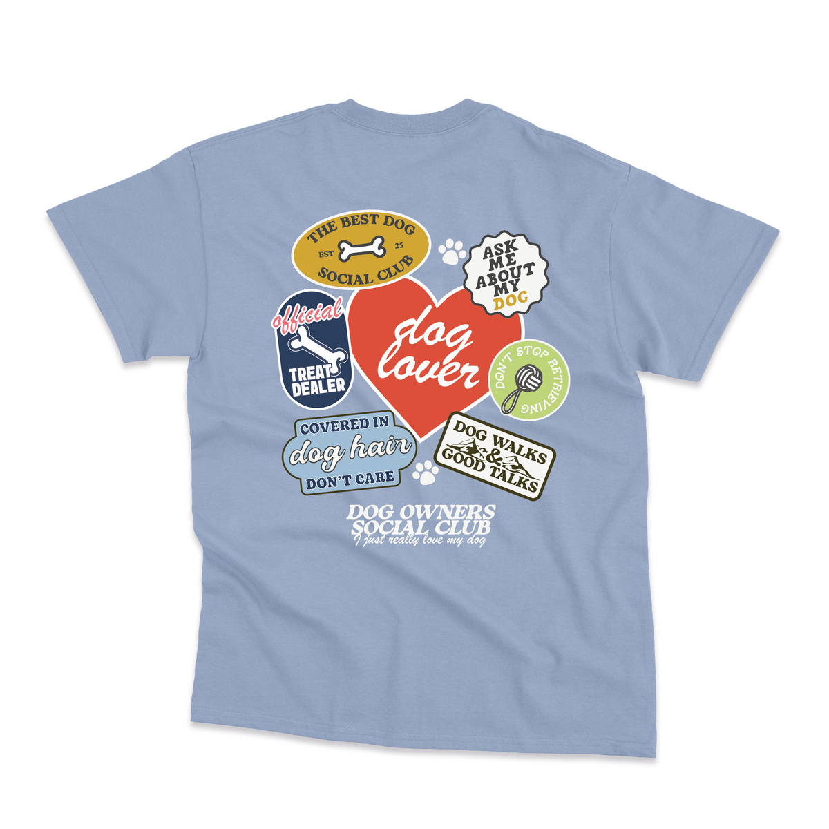 Dog Lovers Sticker T-Shirt