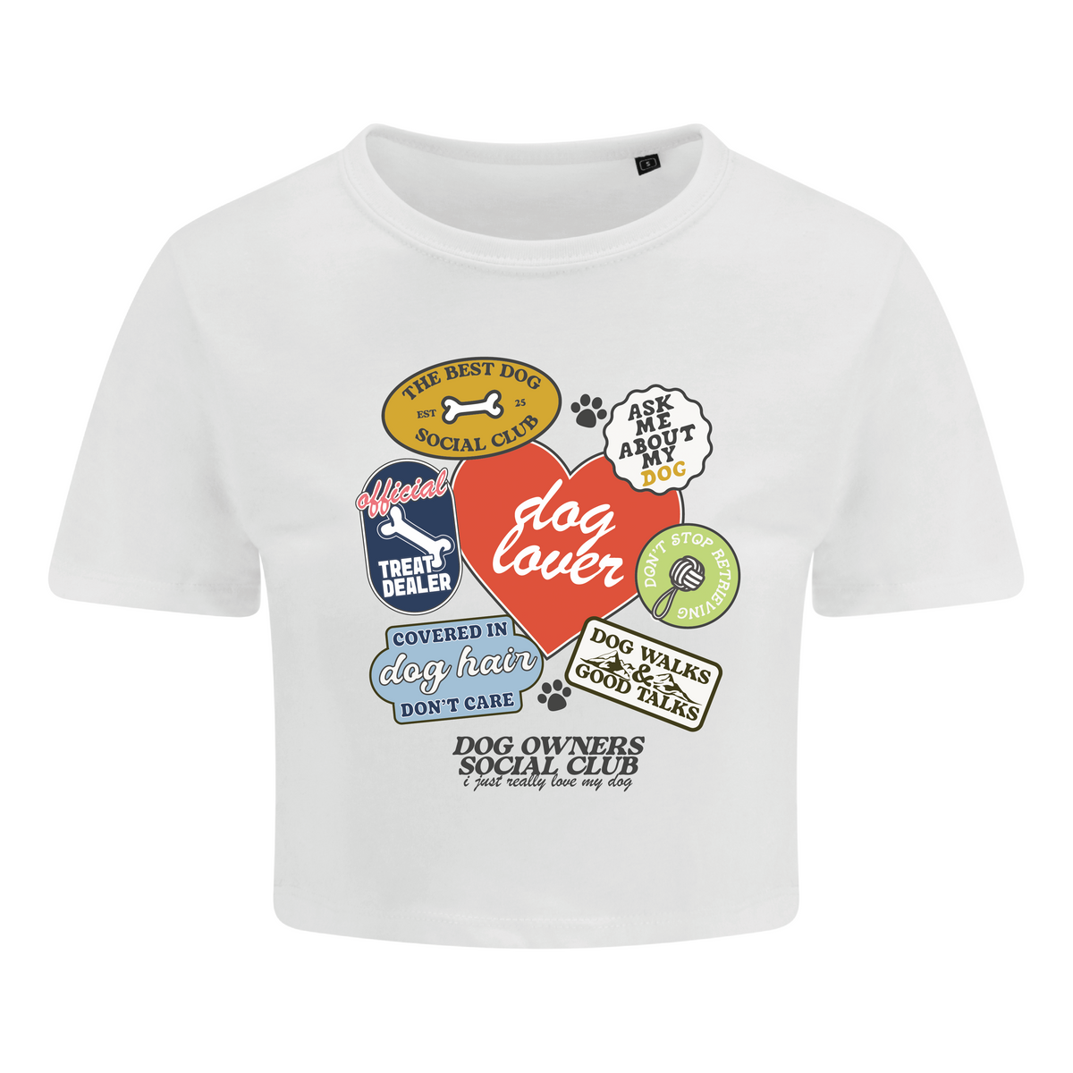 Dog Lovers Sticker Crop