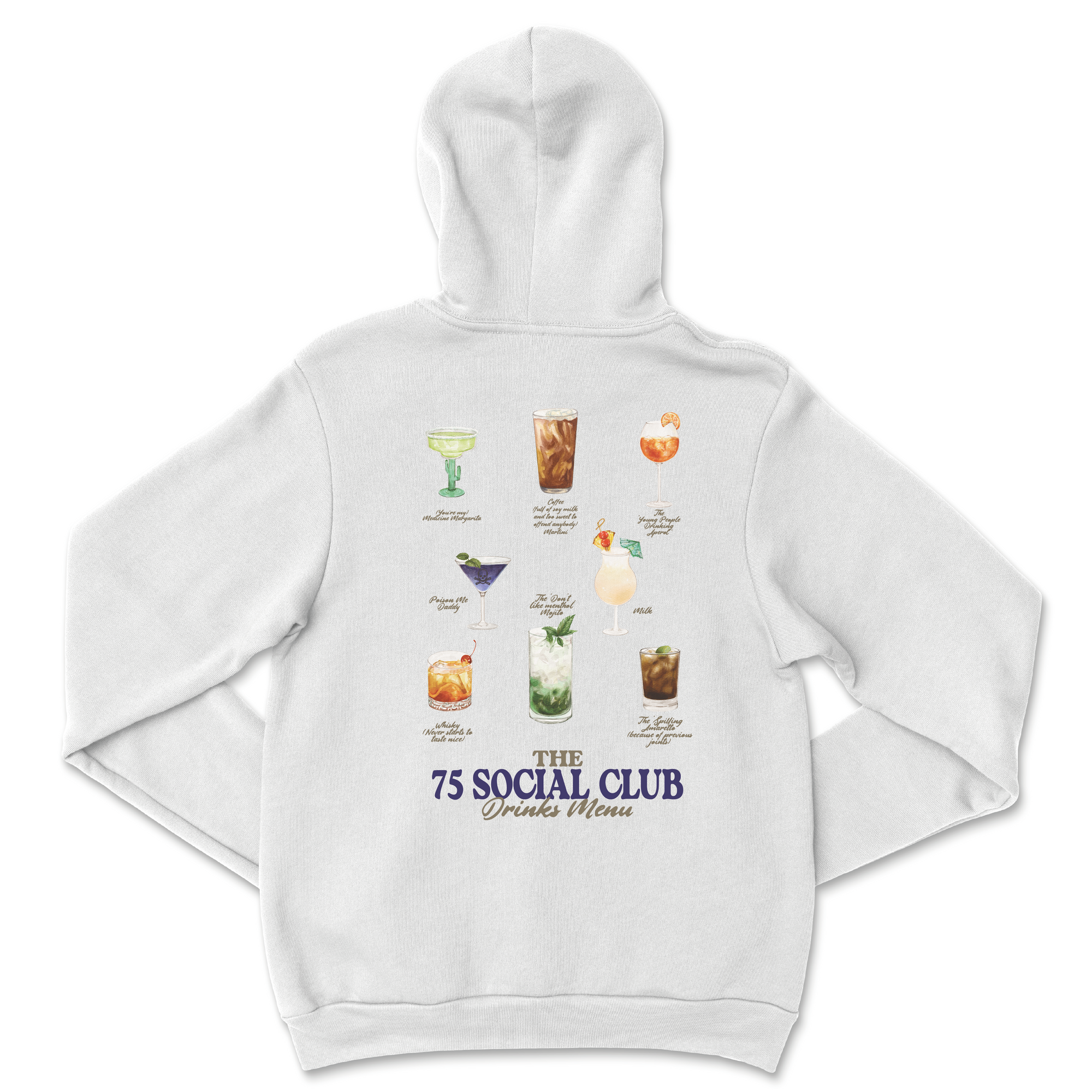 Drinks Menu Hoodie