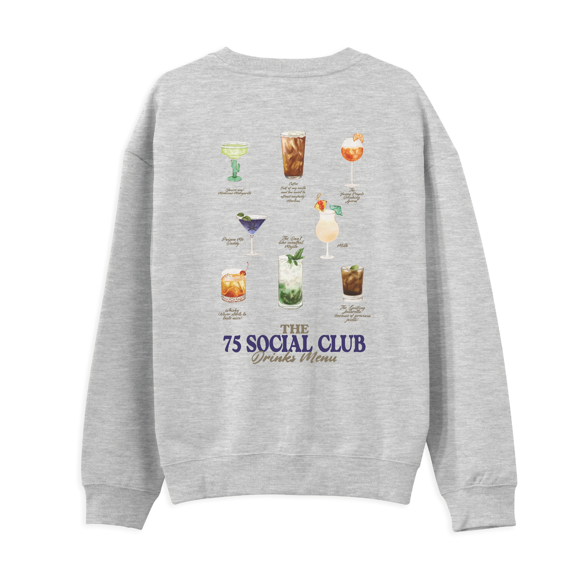 Drinks Menu Sweatshirt