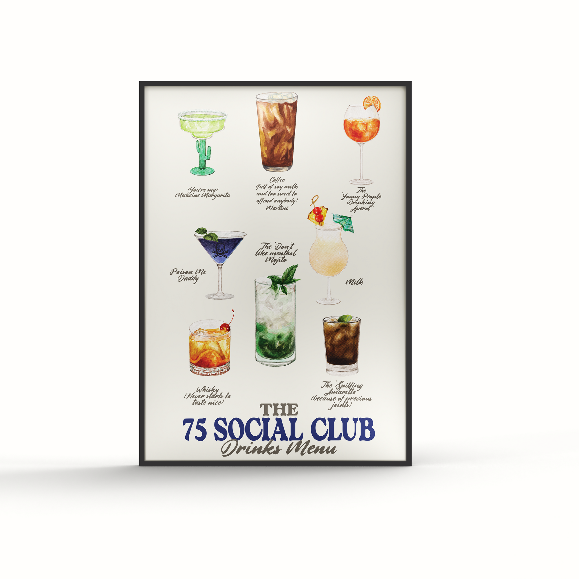 Drinks Menu Poster