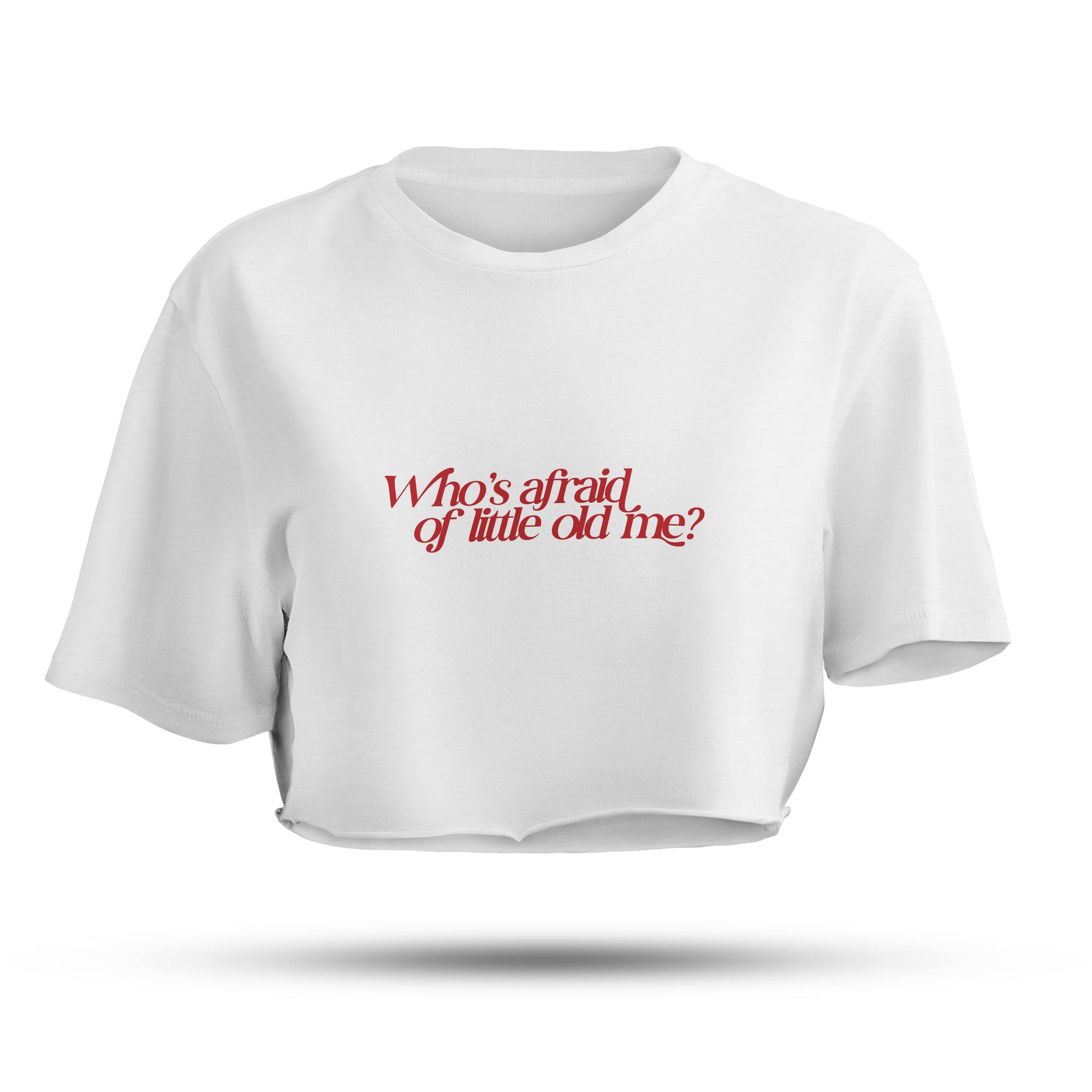 Taylor Swift Who's Afraid of Little Old Me Cropped Tshirt