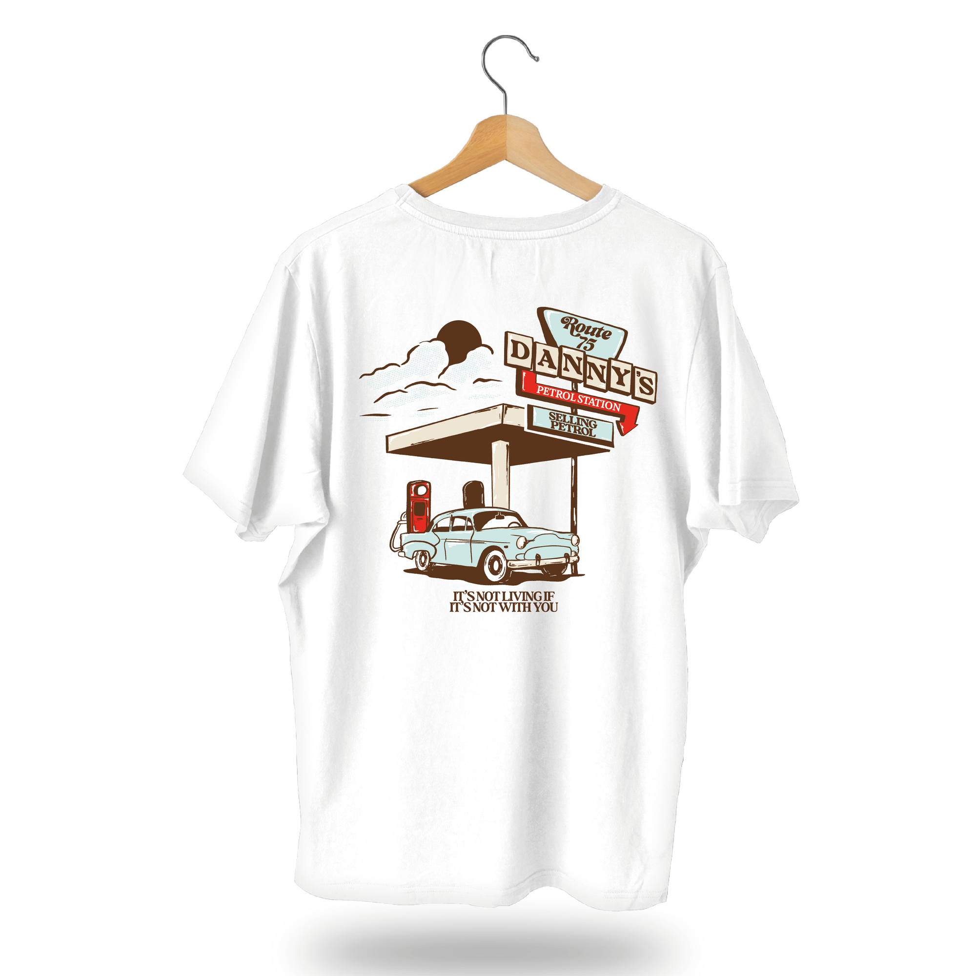 Route 75 Danny's Petrol Station T-Shirt