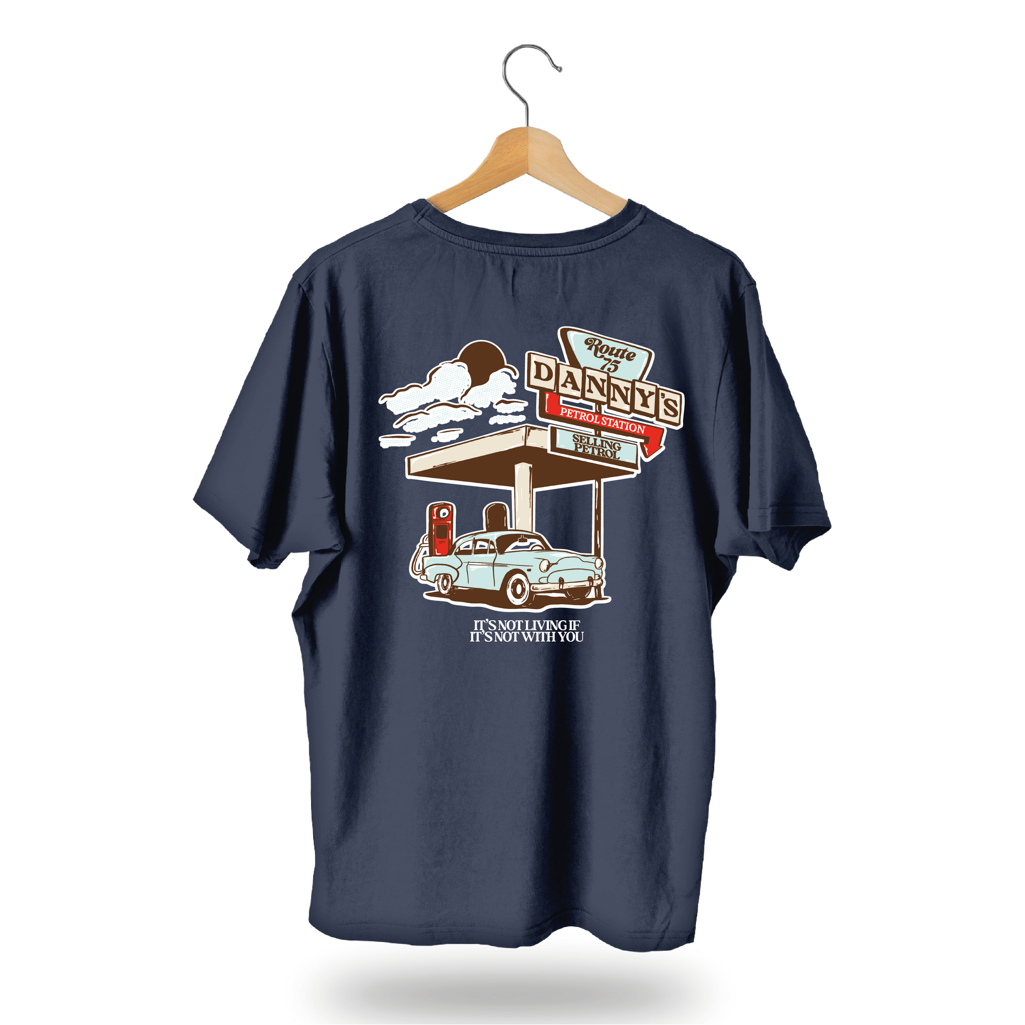 Route 75 Danny's Petrol Station T-Shirt