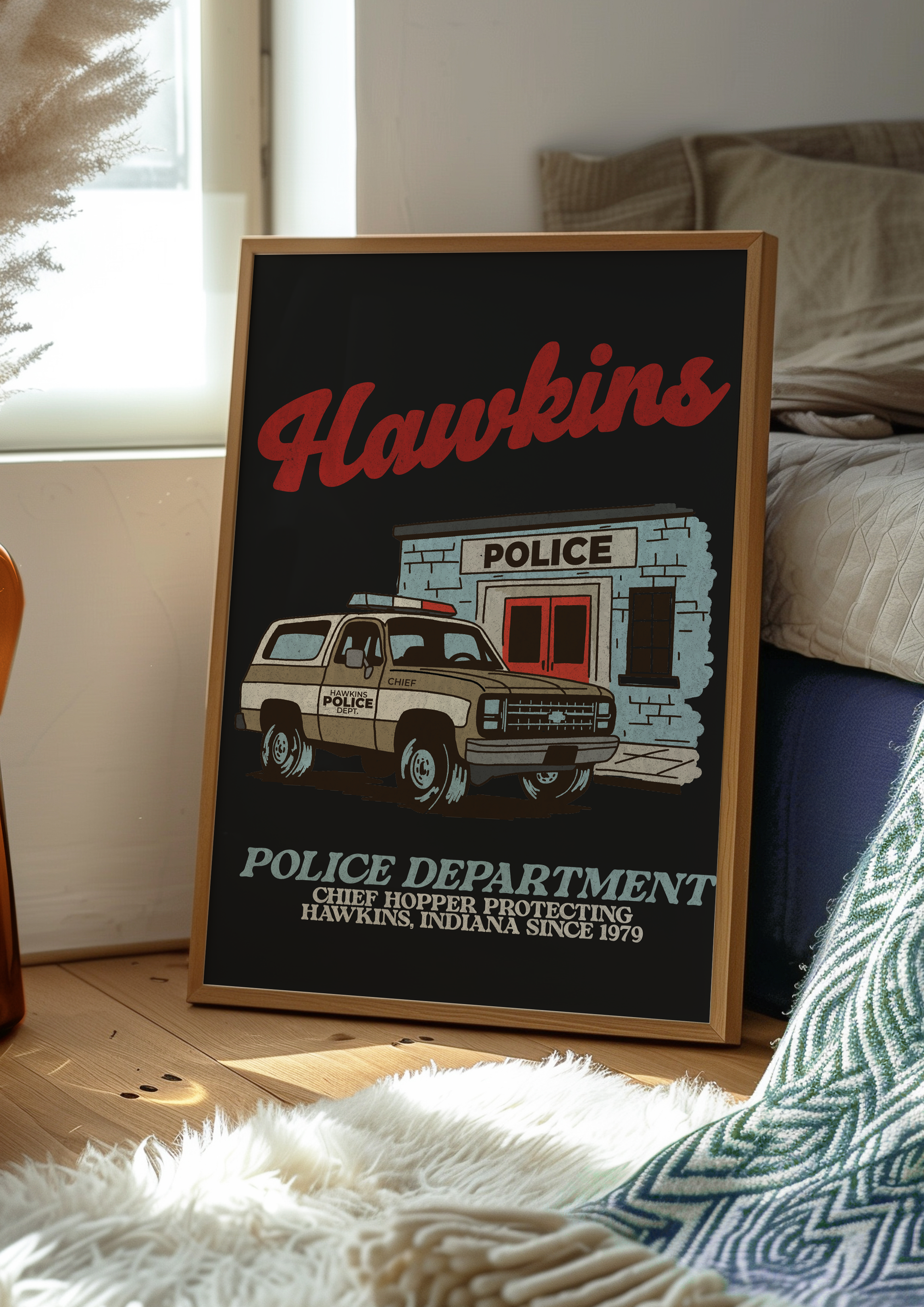 Hawkins Police Dept Poster