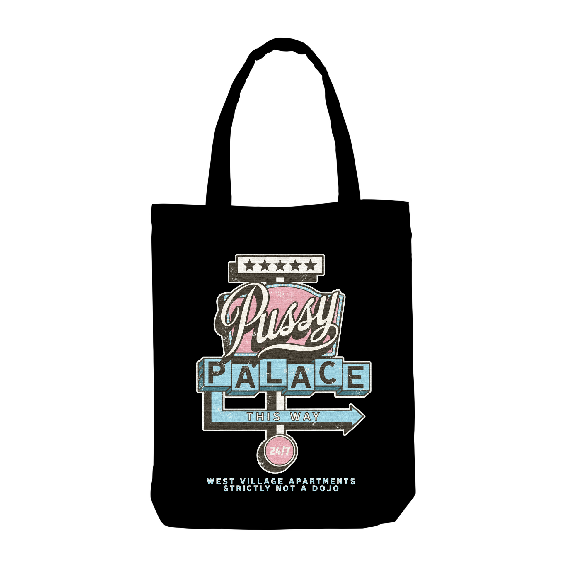 Pussy Palace Tote Bag