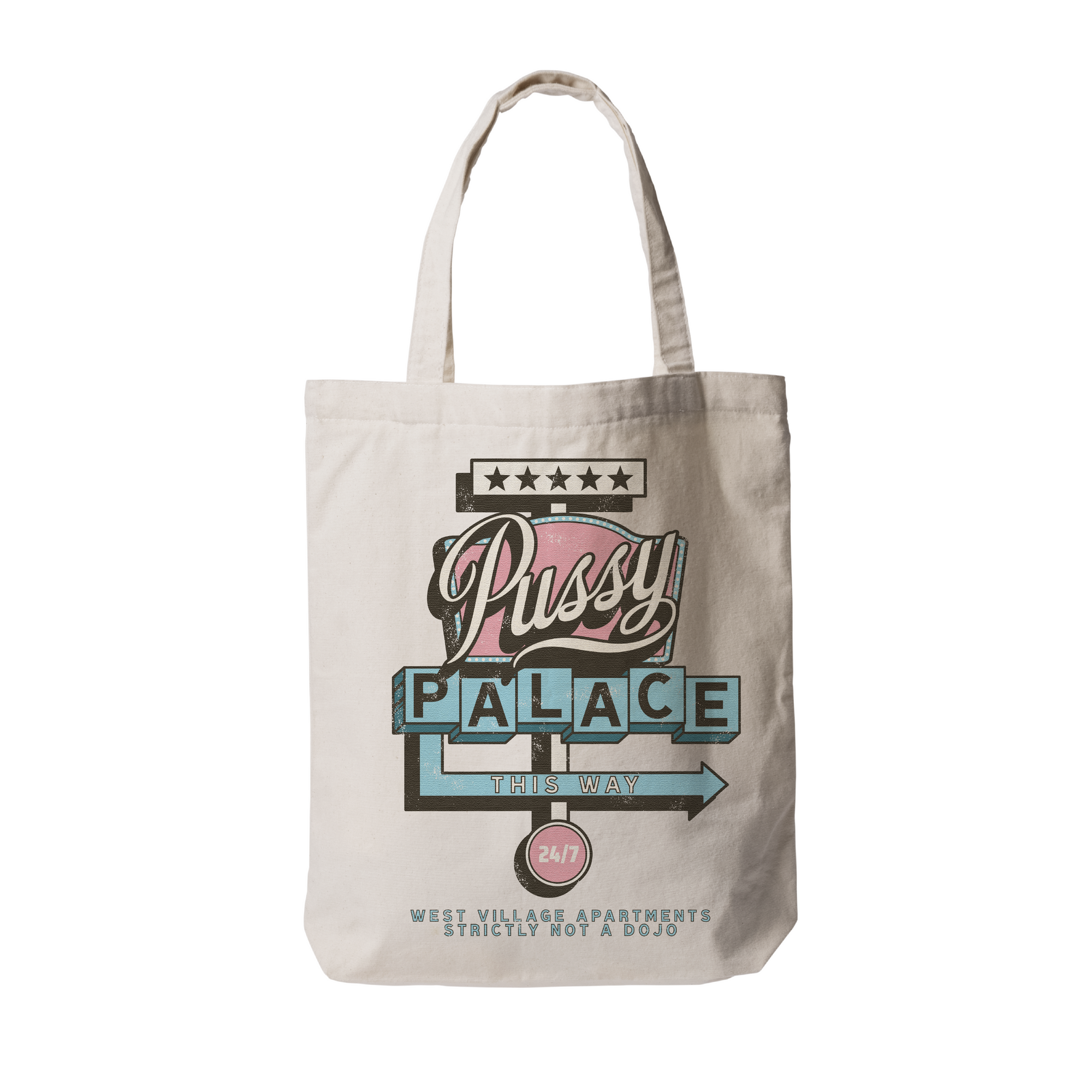 Pussy Palace Tote Bag