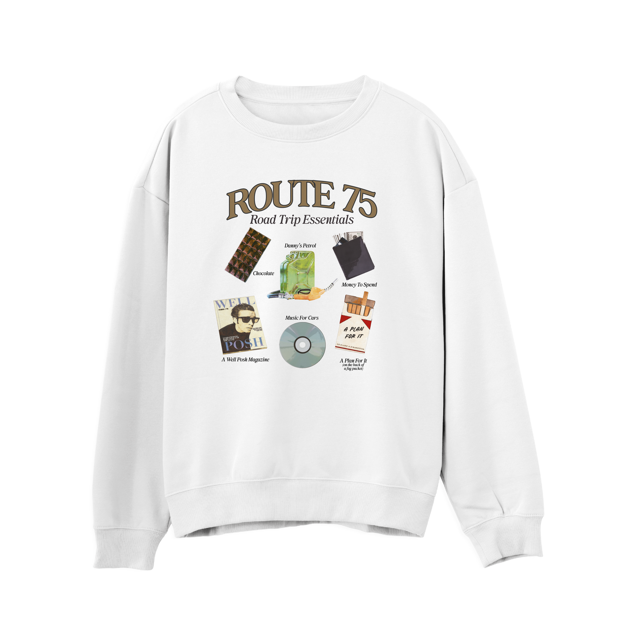 Route 75 Road Trip Essentials Sweatshirt