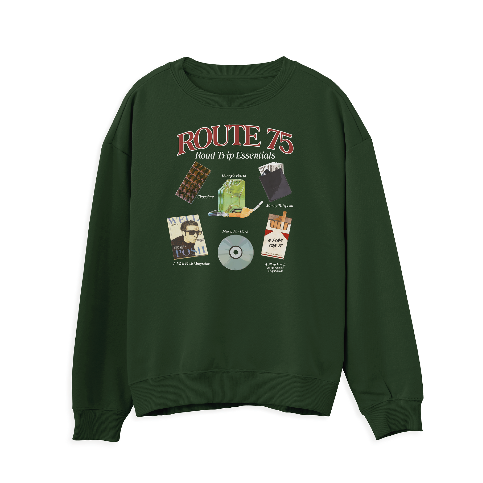 Route 75 Road Trip Essentials Sweatshirt