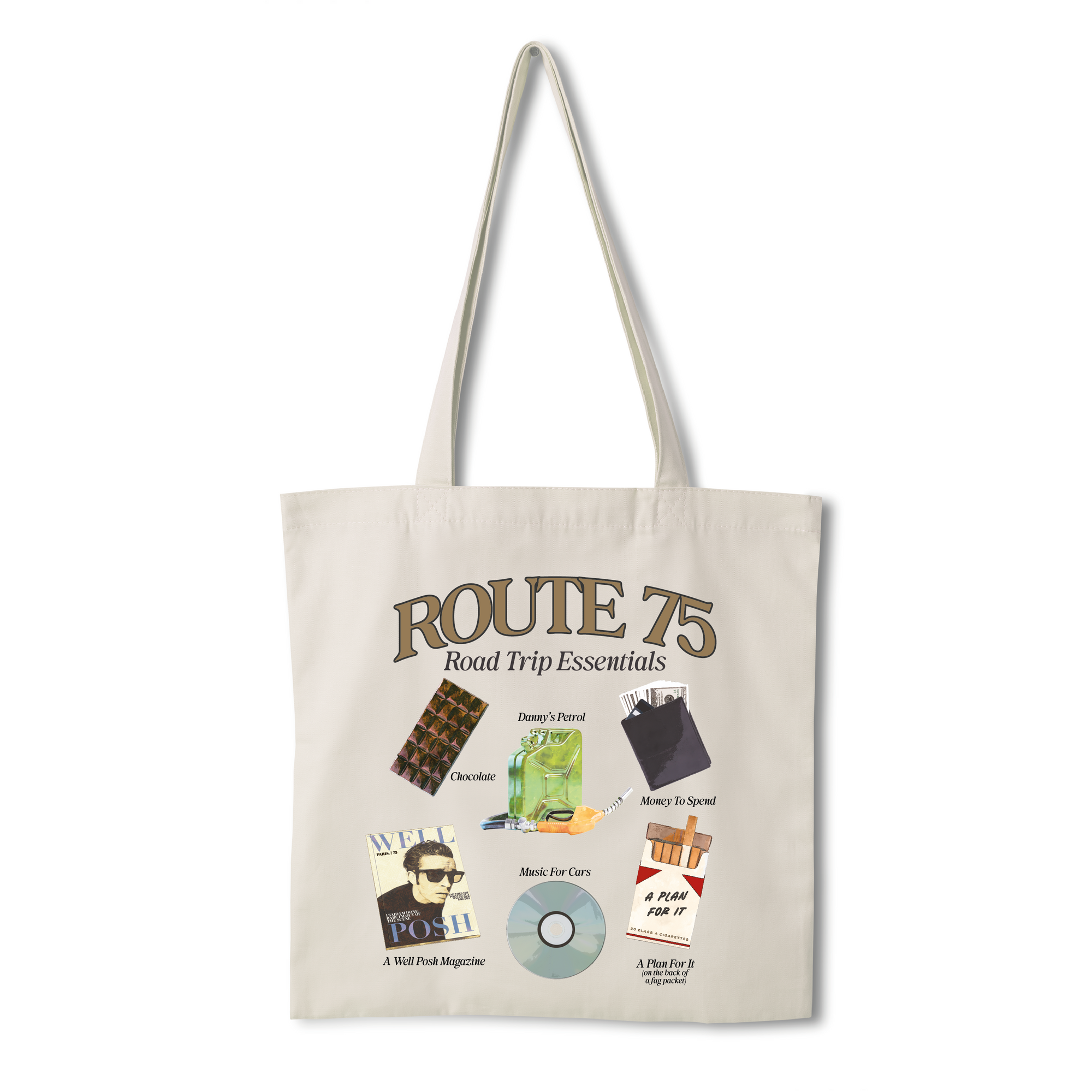 Route 75 Road Trip Essentials Tote Bag